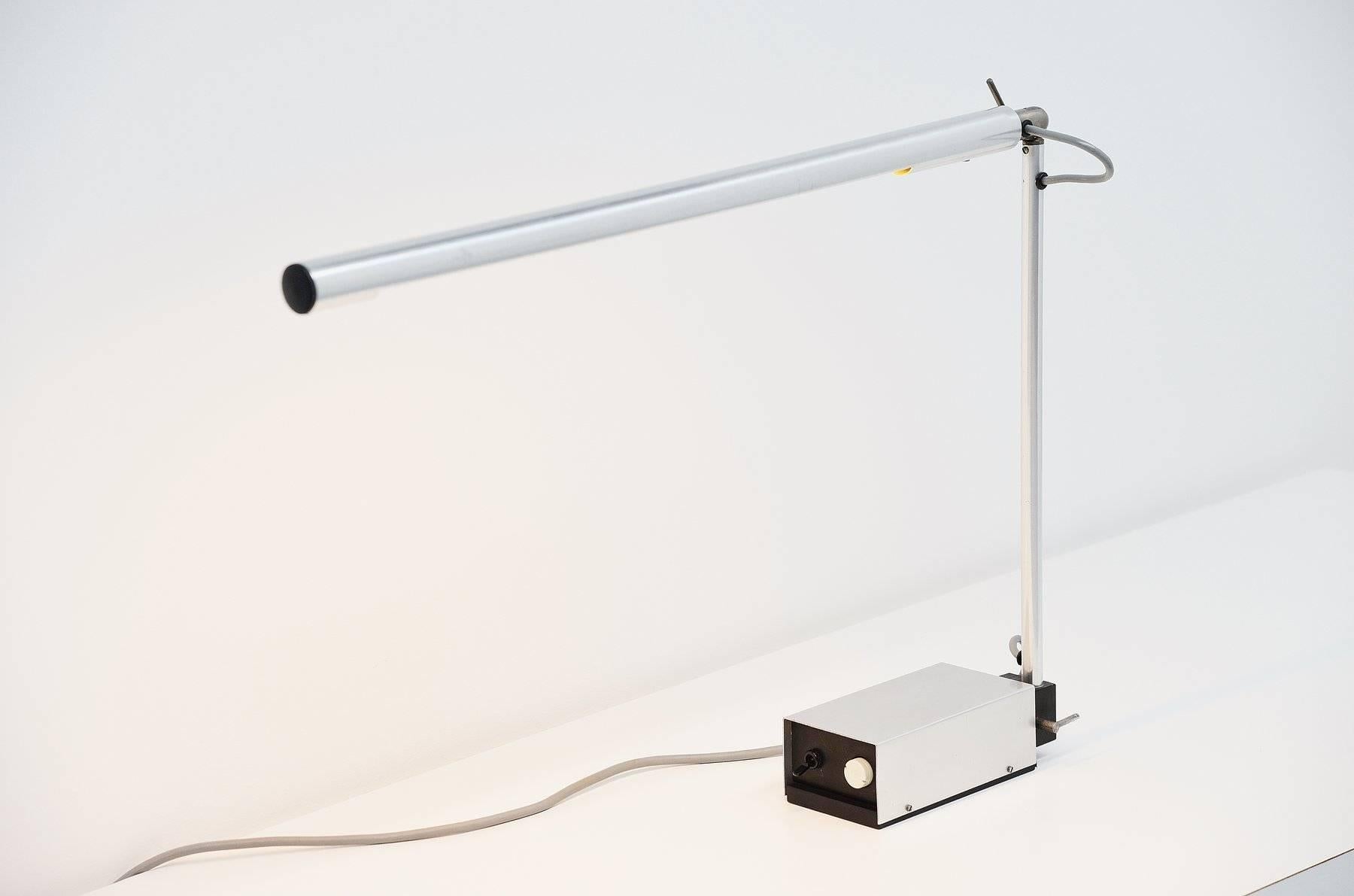 Aluminum Gerald Abramovitz Cantilever Mkll Desk Lamp UK 1961