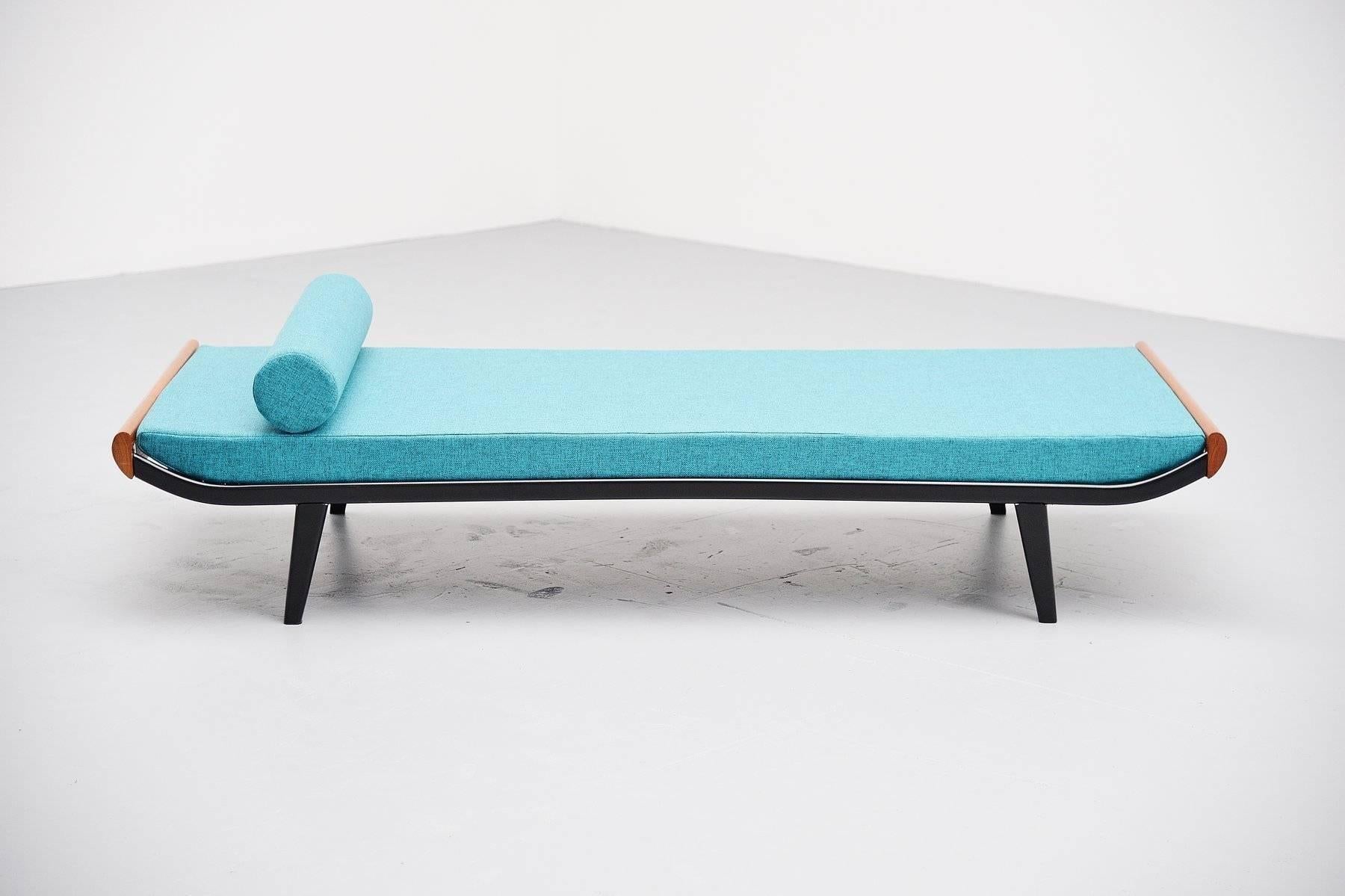 Dick Cordemeijer Cleopatra Daybed with Mattress for Auping, 1954 (Metall)