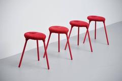 Set of Vintage Ikea Stools, Sweden, 1990