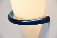 Tina Aufiero Venini, lampade a forma di cigno blu, Italia, 1989