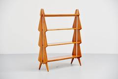 French Bookcase in Cherrywood Tree Shaped, 1960