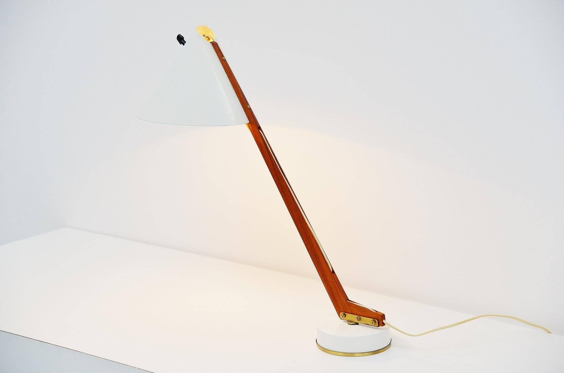 Hans-Agne Jakobsson Table Lamp for Markaryd, Sweden, 1960 1