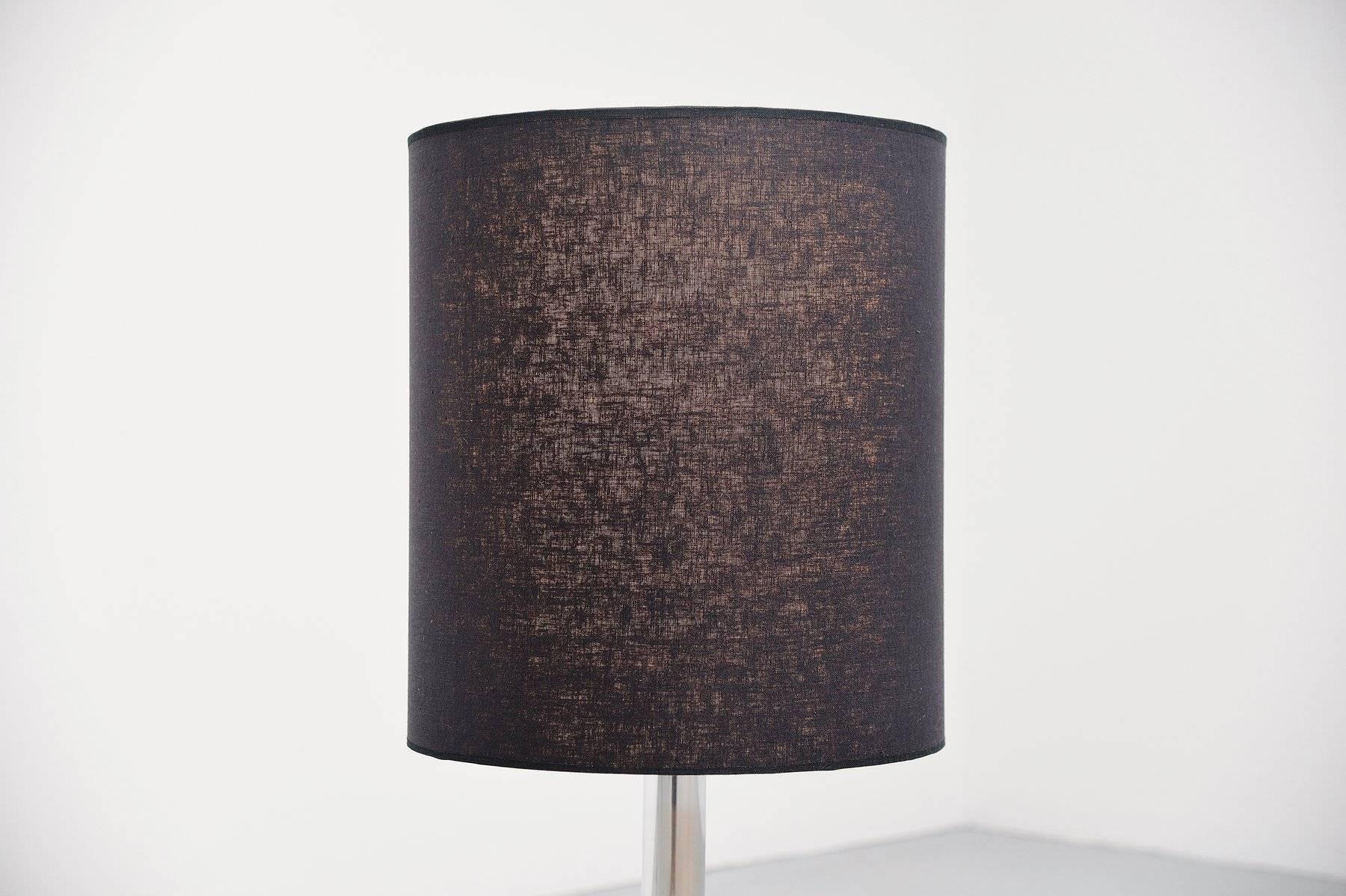 Plated Staff Leuchten Table or Floor Lamp, Germany, 1970