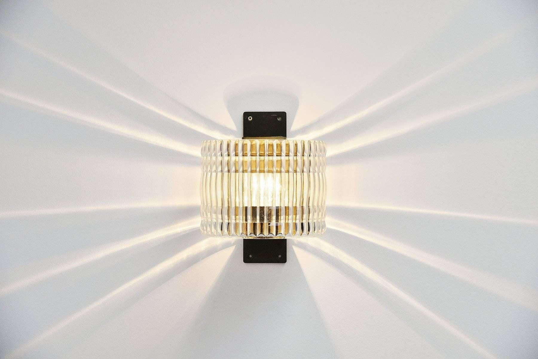 Plated Luigi Caccia Dominioni for Azucena Wall Lamp, 1960