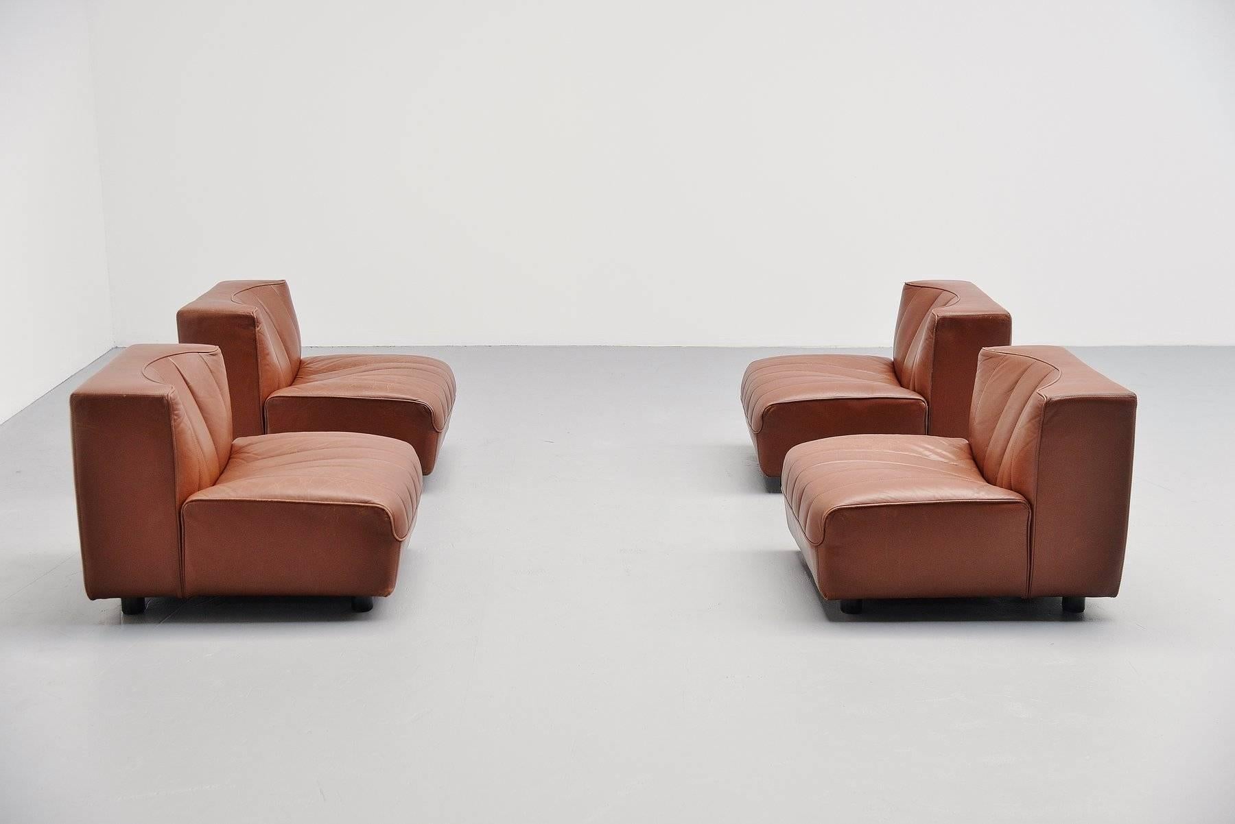 Mid-20th Century Tito Agnoli Arflex Element Sofa Mode 9000, Italy, 1969