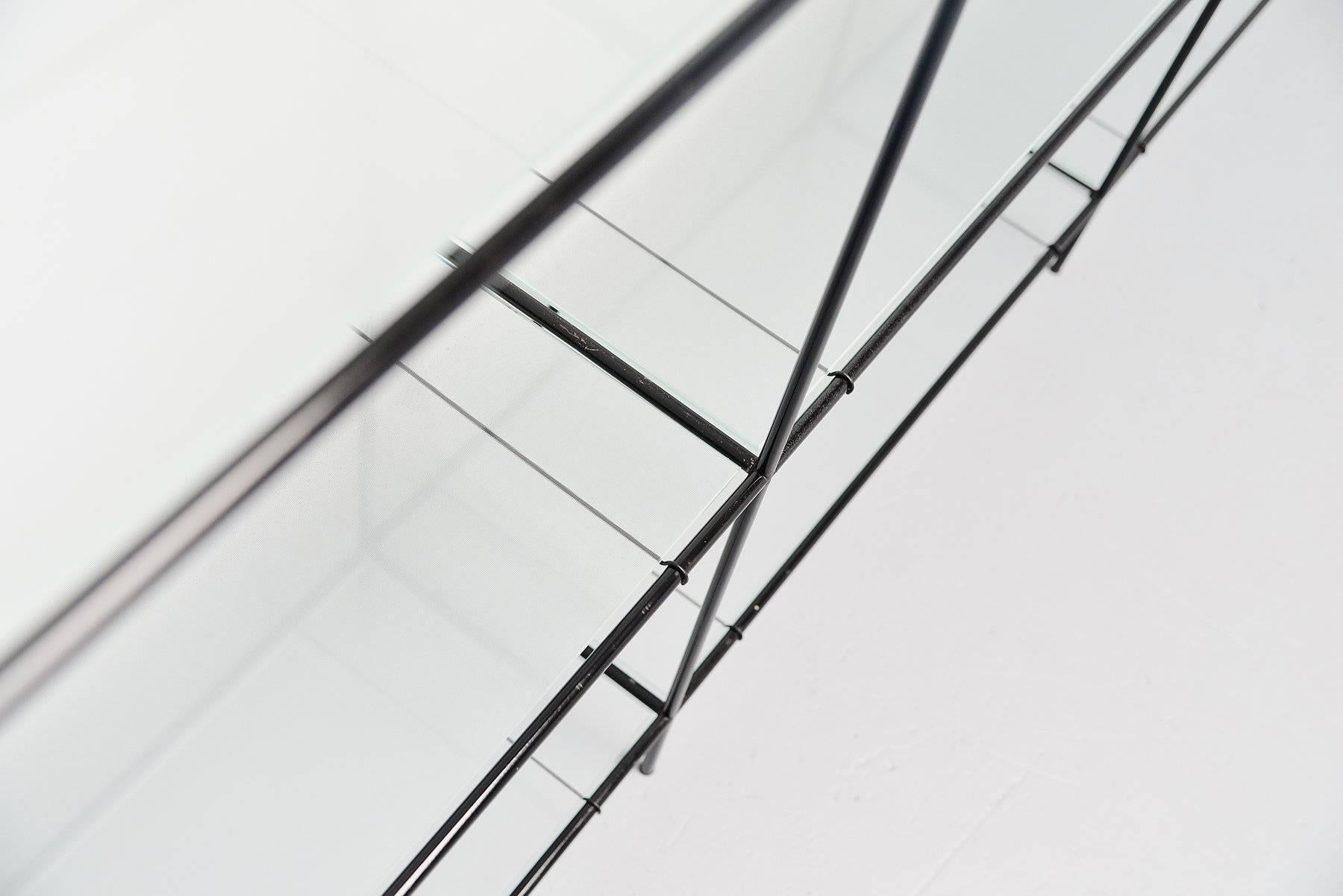Lacquered Poul Cadovius Abstracta Shelving System, Denmark, 1960