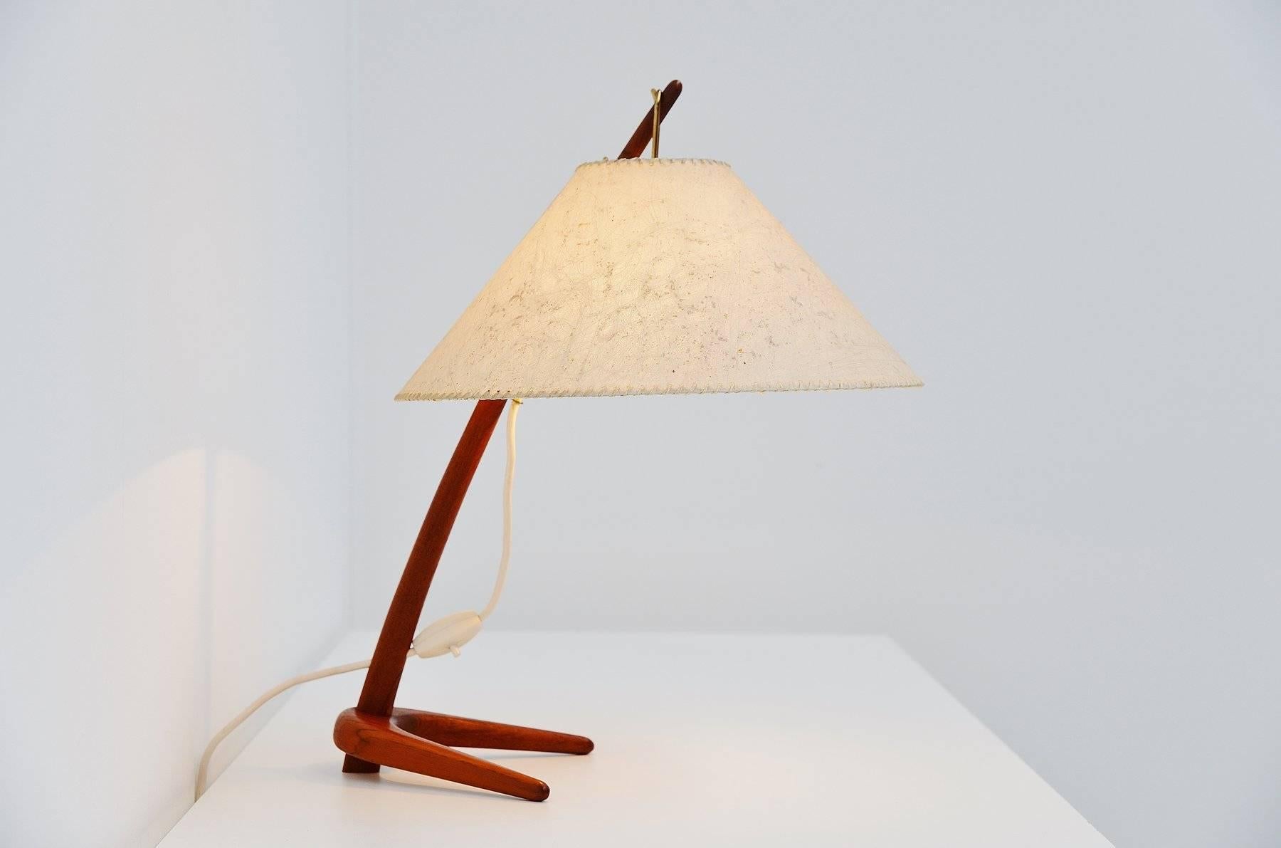 Austrian J.T. Kalmar Dornstab Table Lamp, Austria, 1947