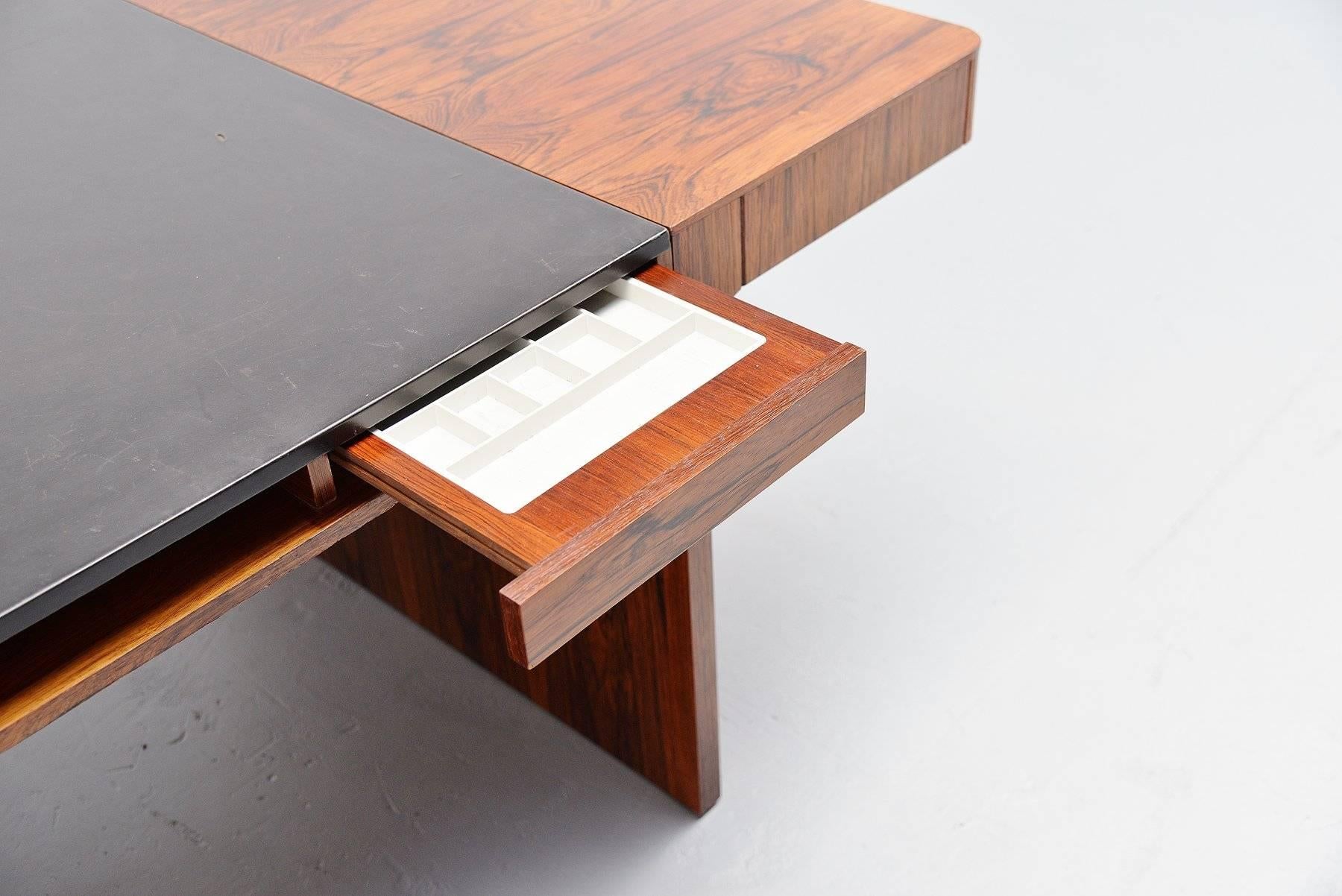 Danish Rosewood Conference Desk Set, 1965 2