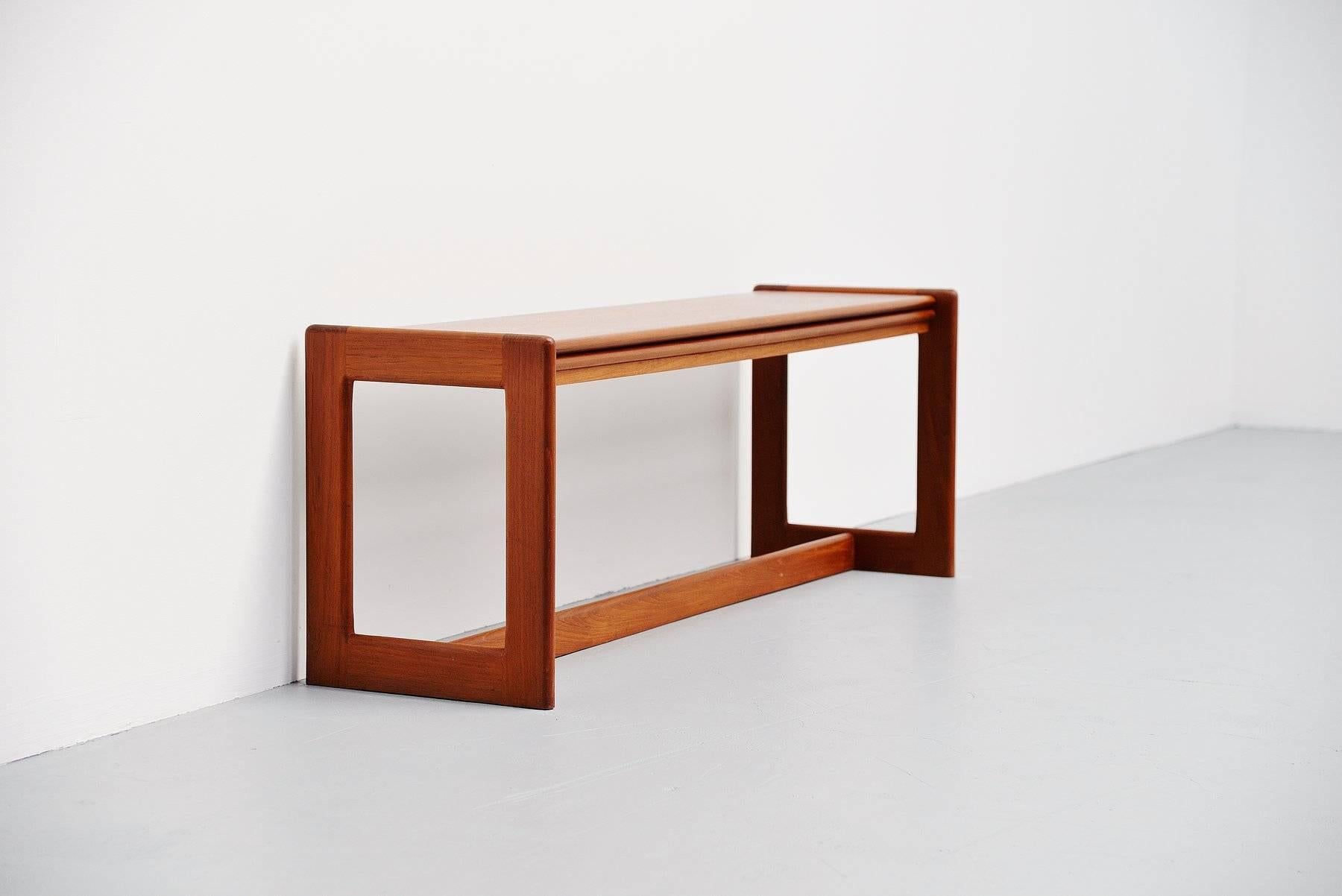 foldable teak table