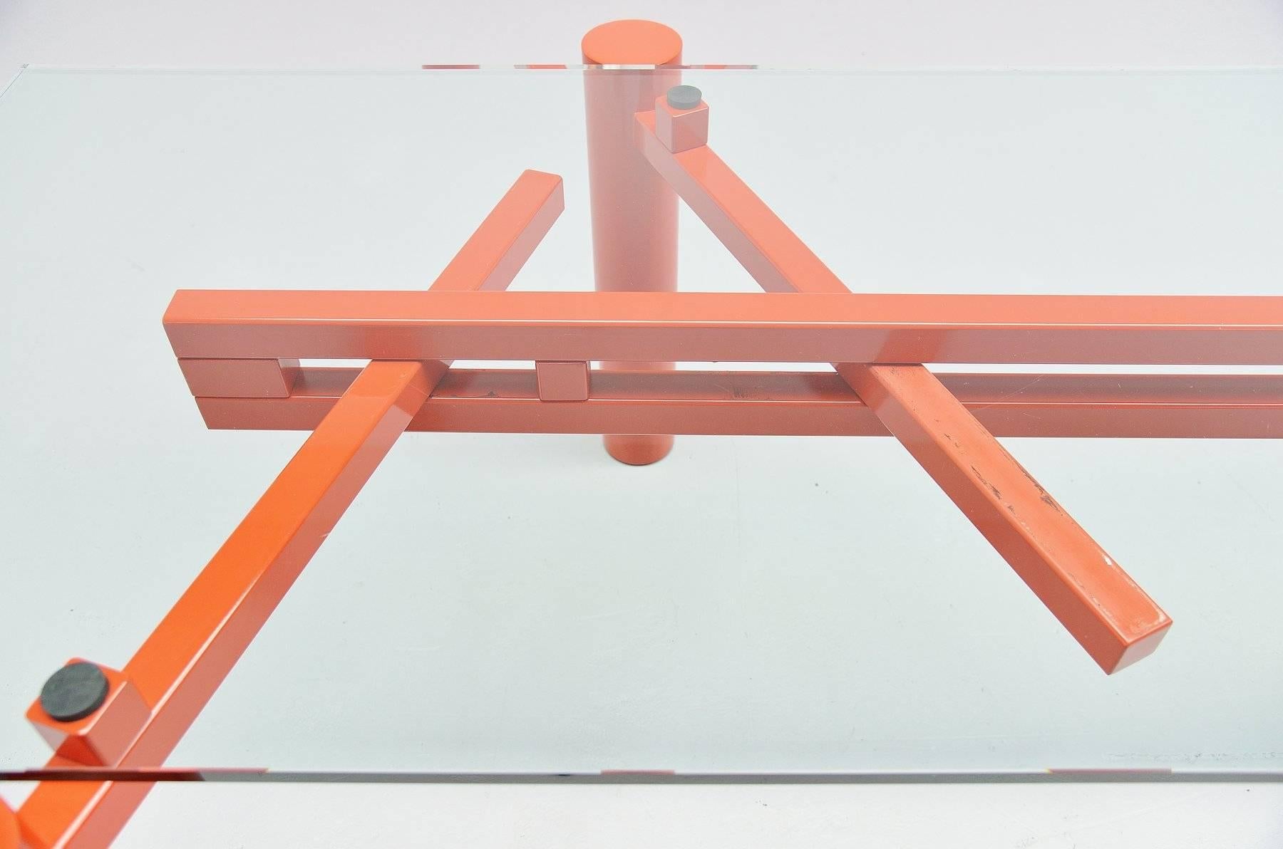 Glass Christophe Gevers Working Table for be.classics, 2001