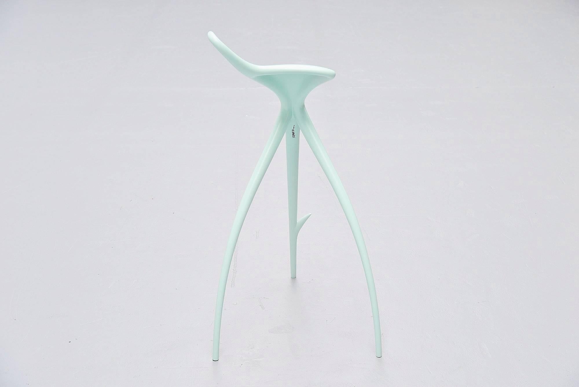 Painted Philippe Starck WW Stool Vitra, Germany, 1990