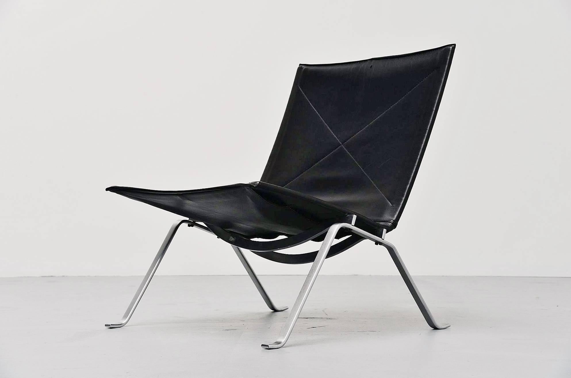 Danish Poul Kjaerholm PK22 Lounge Chair E Kold Christensen, 1956
