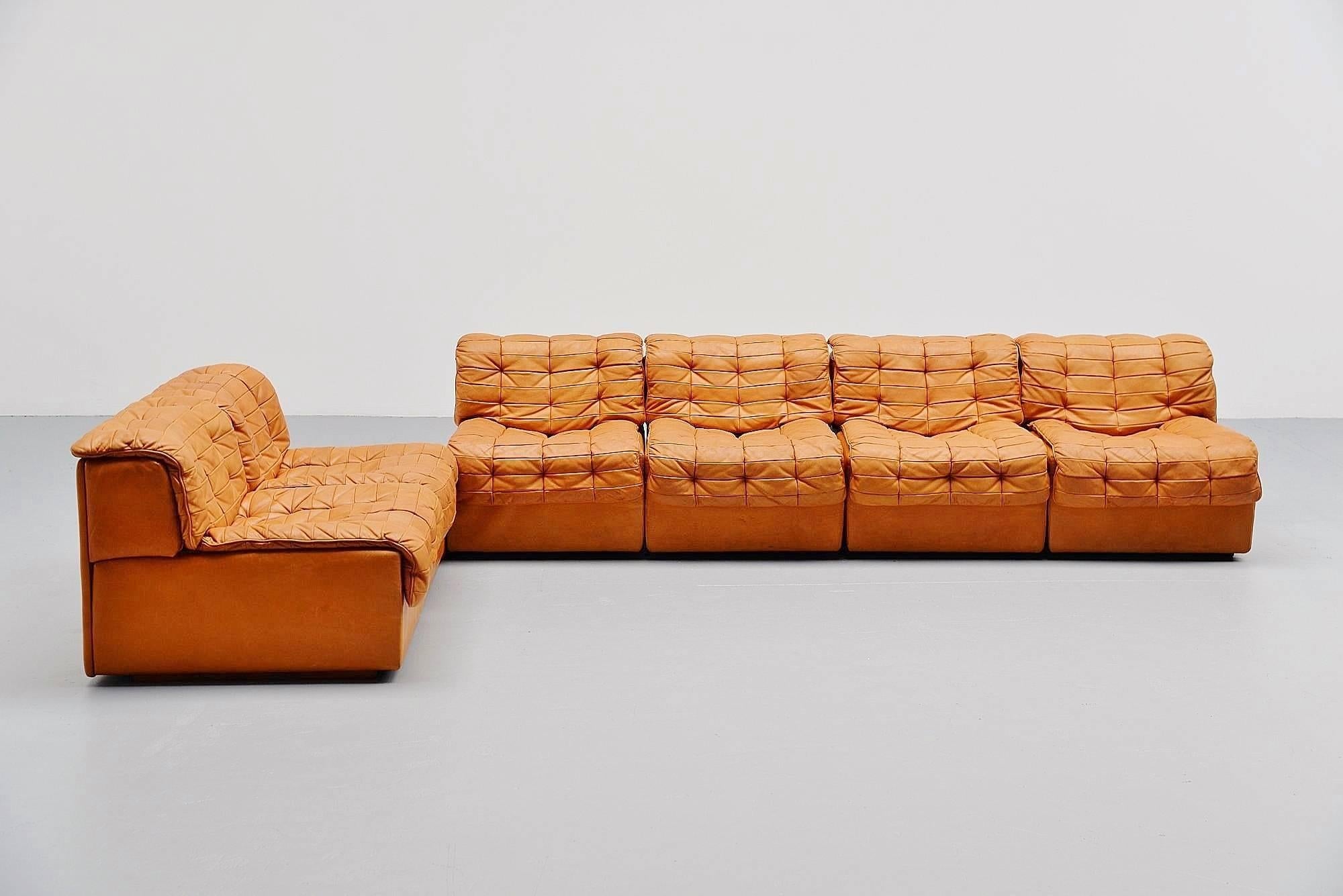 De Sede DS11 Patchwork Element Sofa, Switzerland, 1970 2