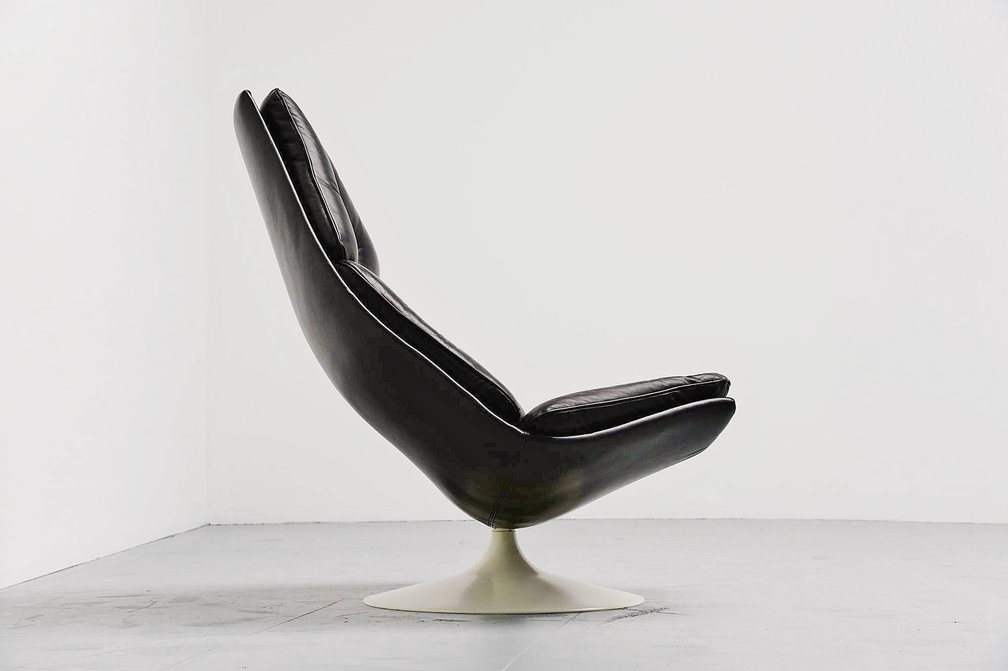 Geoffrey D Harcourt F588 Lounge Chair Artifort, 1974 1