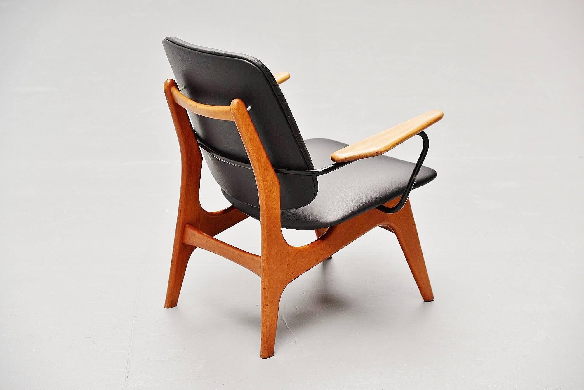 Pair of Dutch Modernist Lounge Chair, Holland, 1960 1