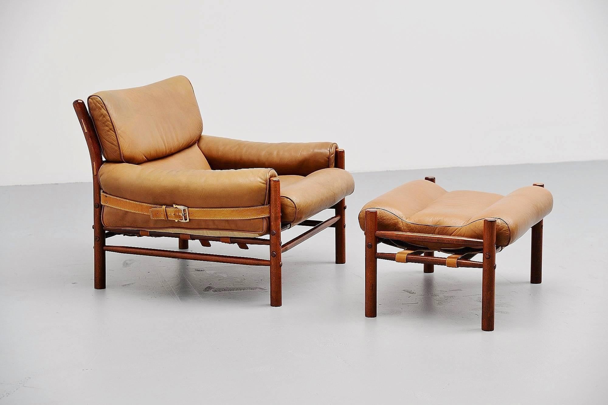 Swedish Arne Norell Kontiki Lounge Chair, Sweden, 1960
