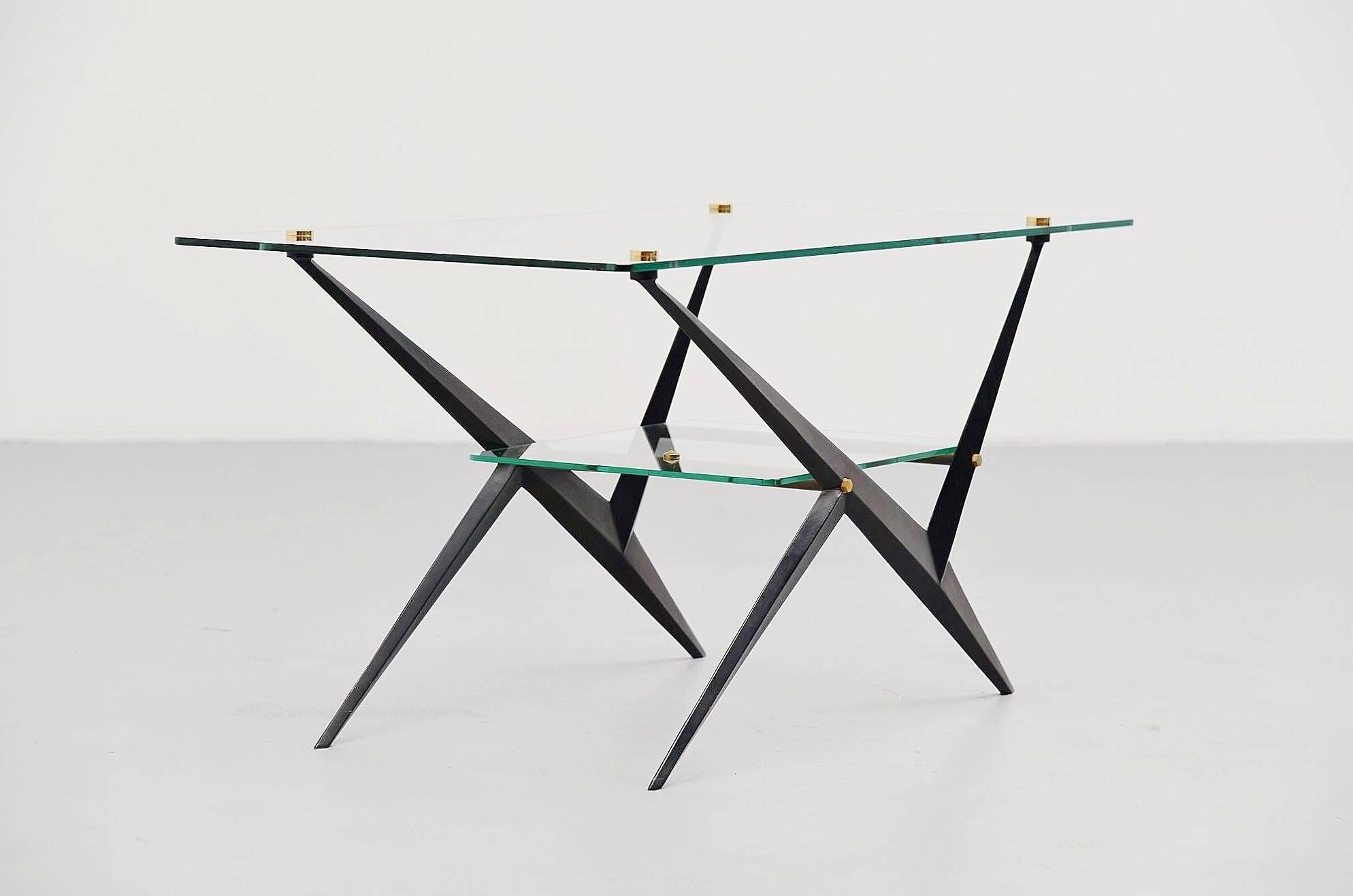 Mid-Century Modern Angelo Ostuni Cocktail Table, Italy, 1950