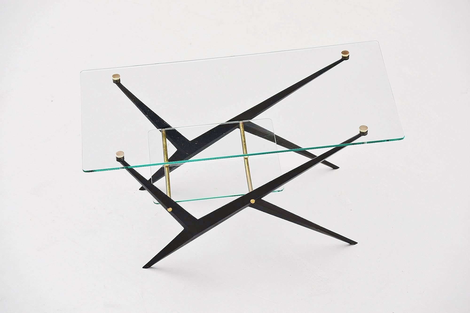 Angelo Ostuni Cocktail Table, Italy, 1950 In Good Condition In Roosendaal, Noord Brabant