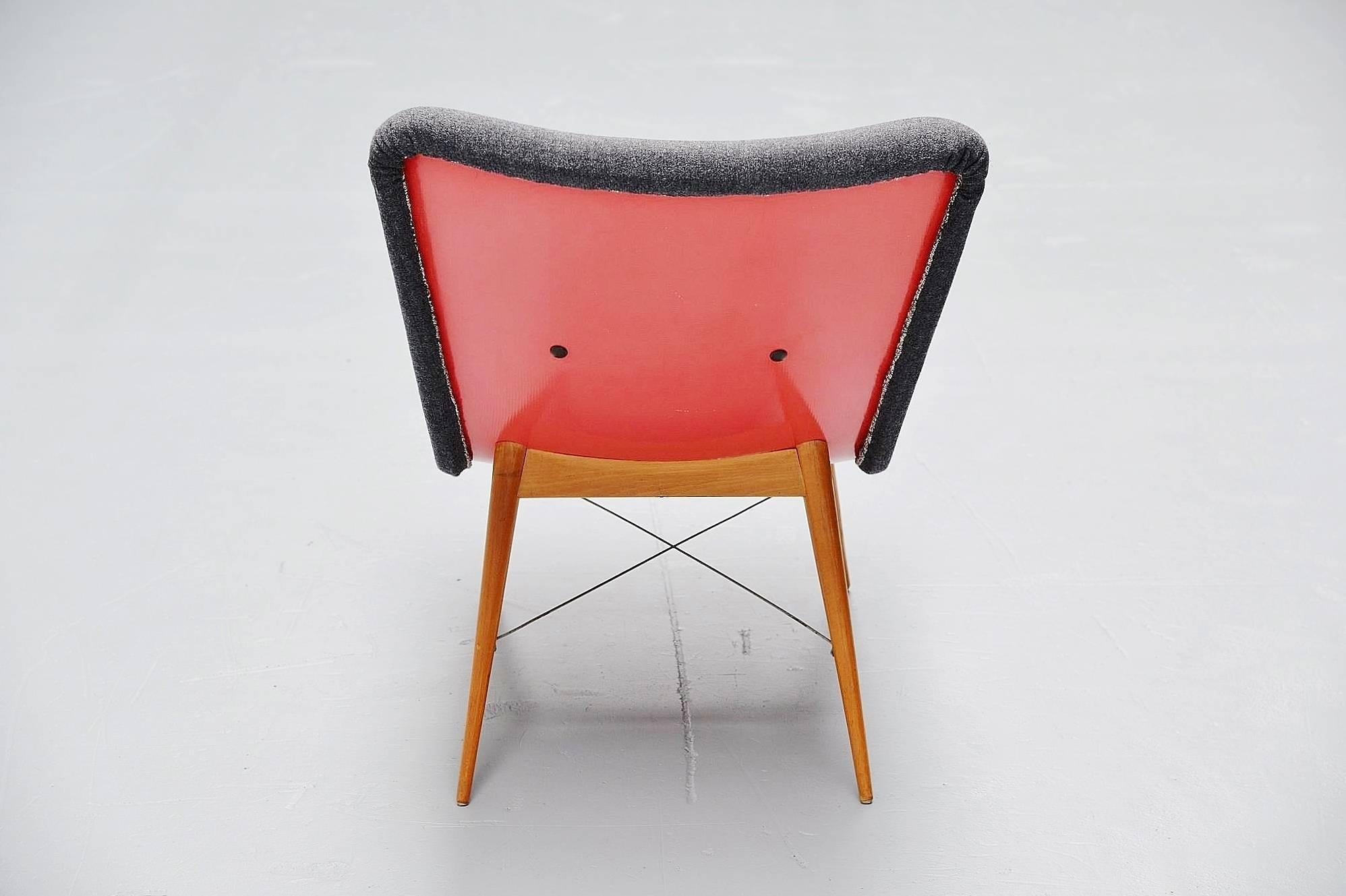 Miroslav Navratil Lounge Chairs Pair, Czech Republic, 1959 2
