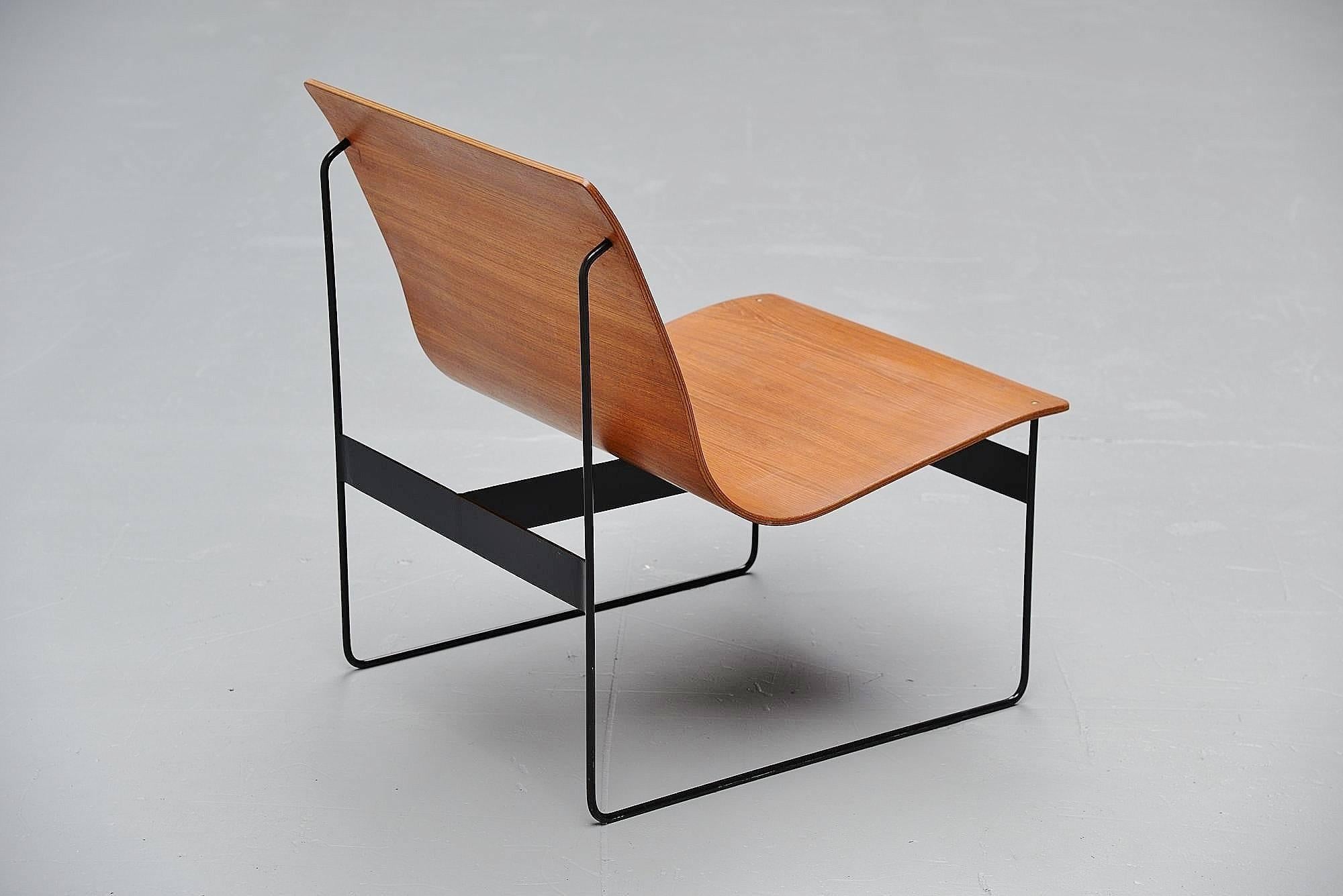 Lacquered Günter Renkel Lounge Chairs for Rego, Germany, 1959