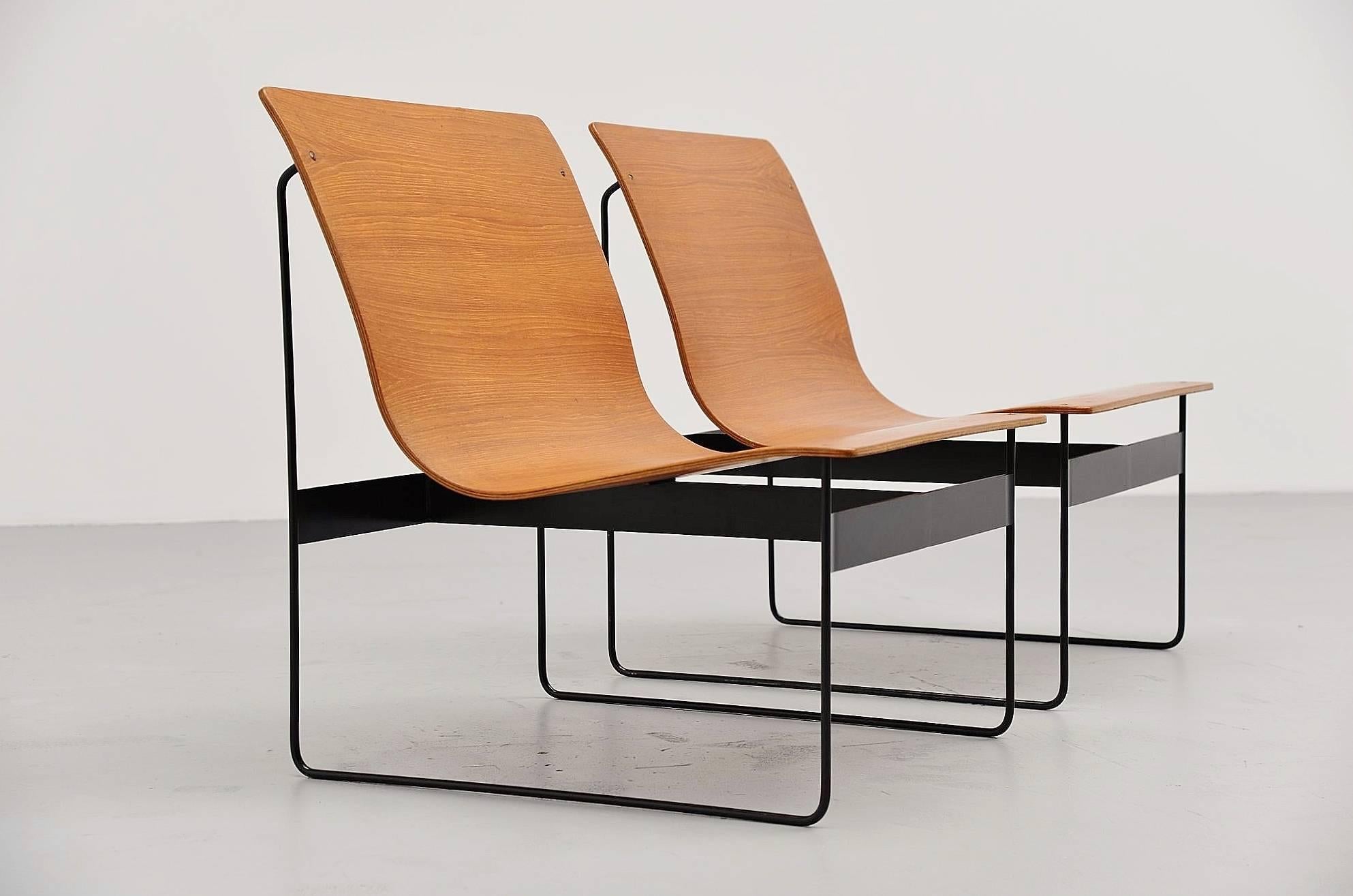 Mid-Century Modern Günter Renkel Lounge Chairs for Rego, Germany, 1959