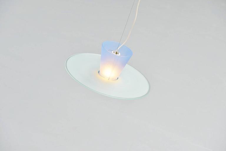 Giuseppe Ramella Zefiro Pendant Lamp by Arteluce, Italy, 1987 at