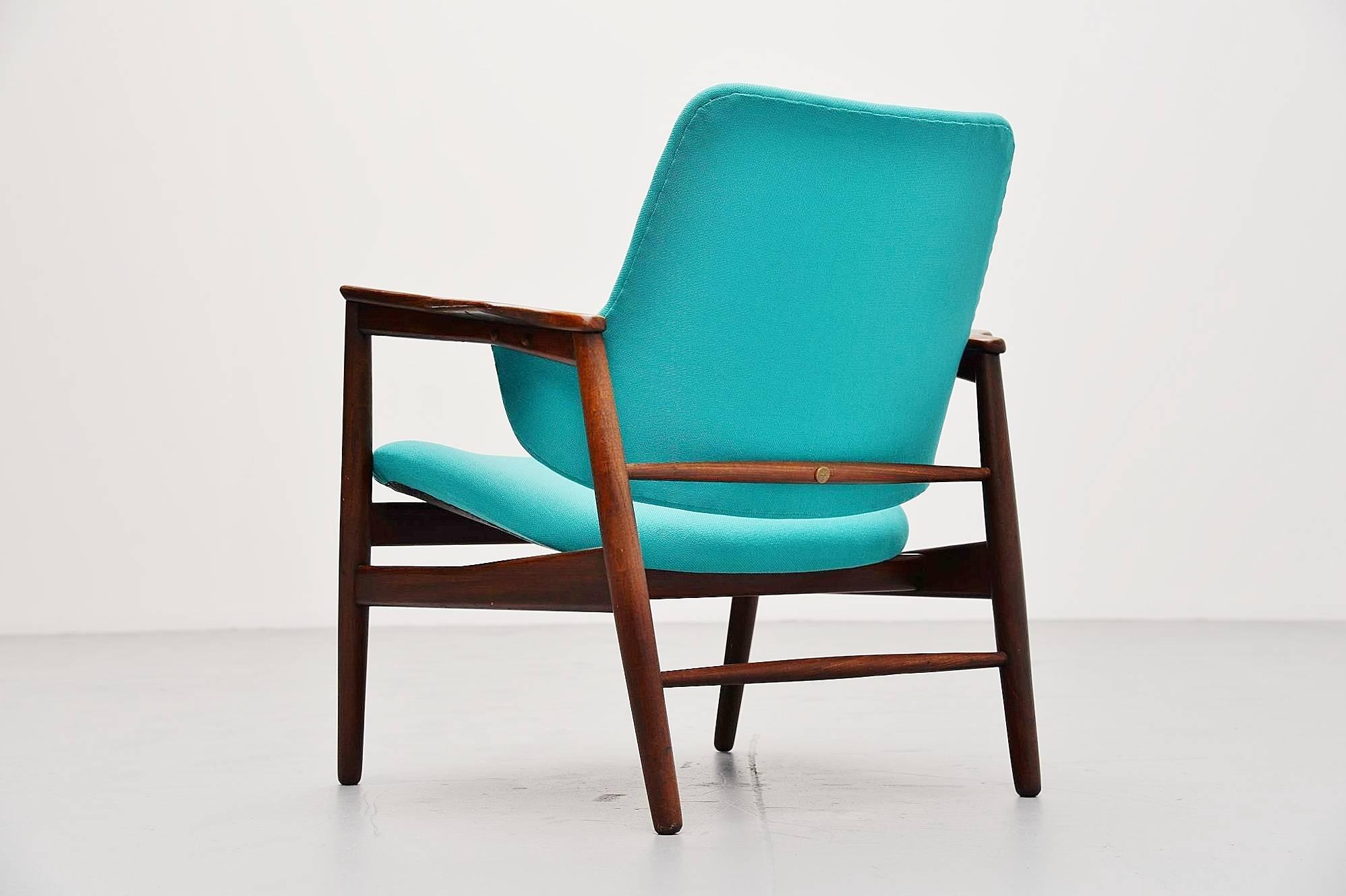 Ib Kofod-Larsen Easy Chair by Christensen & Larsen, Denmark, 1953 1