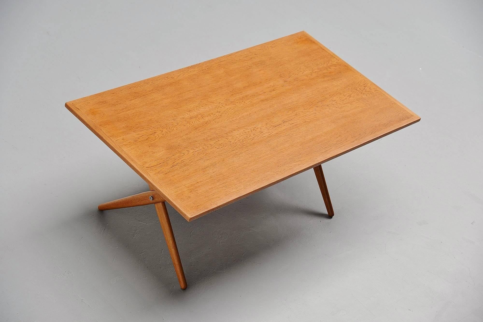 Mid-20th Century Hans Wegner AT-303 Sawhorse Table Andreas Tuck, Denmark, 1955