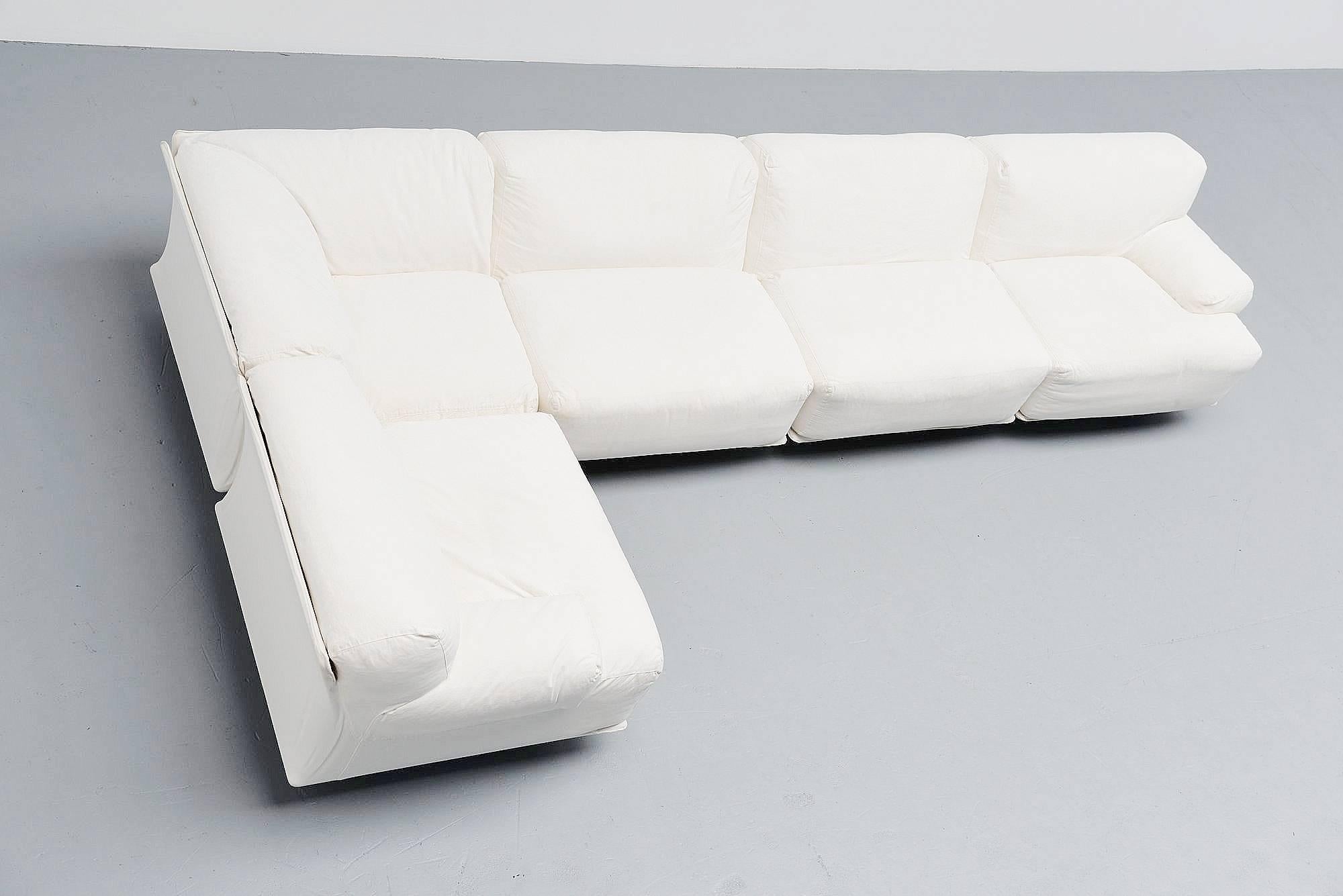 Vico Magistretti Fiandra Sofa von Cassina, Italien, 1975 (Moderne der Mitte des Jahrhunderts)