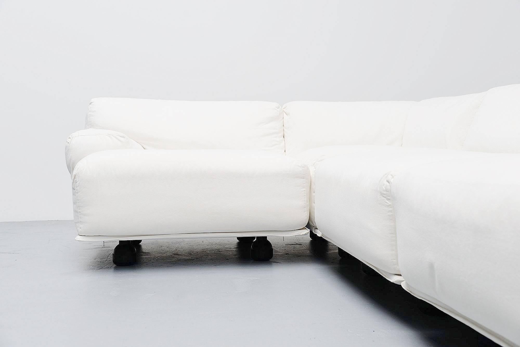 Italian Vico Magistretti Fiandra Sofa by Cassina, Italy, 1975