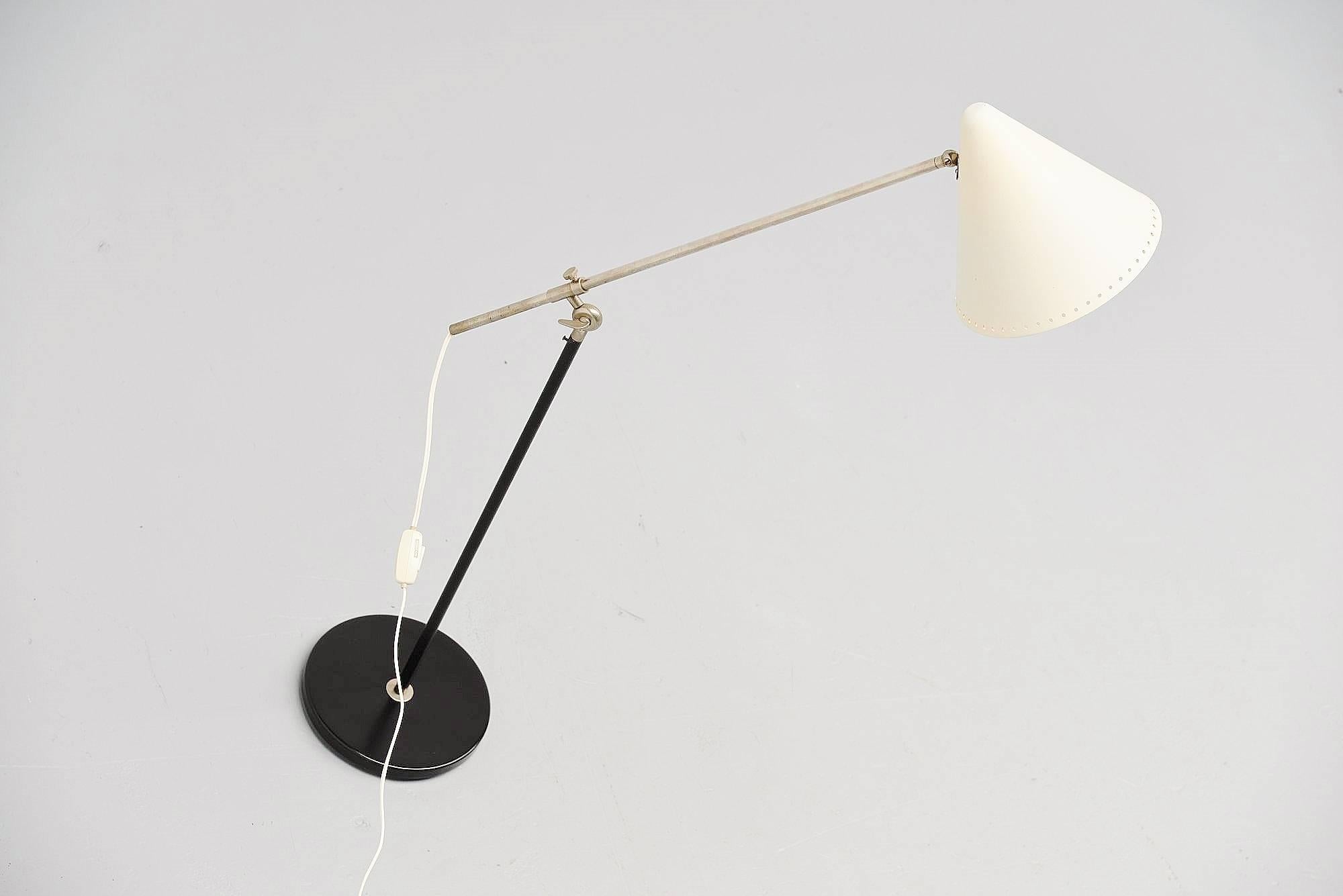 Floris Fiedeldij Artimeta Reading Lamp, Holland, 1960 In Good Condition In Roosendaal, Noord Brabant