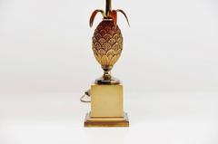 Pair of Maison Le Dauphin Pineapple Table Lamps, France, 1970