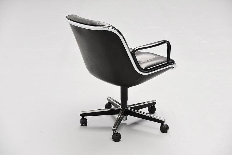 Charles Pollock Executive Desk Chair Knoll International, USA, 1963 at