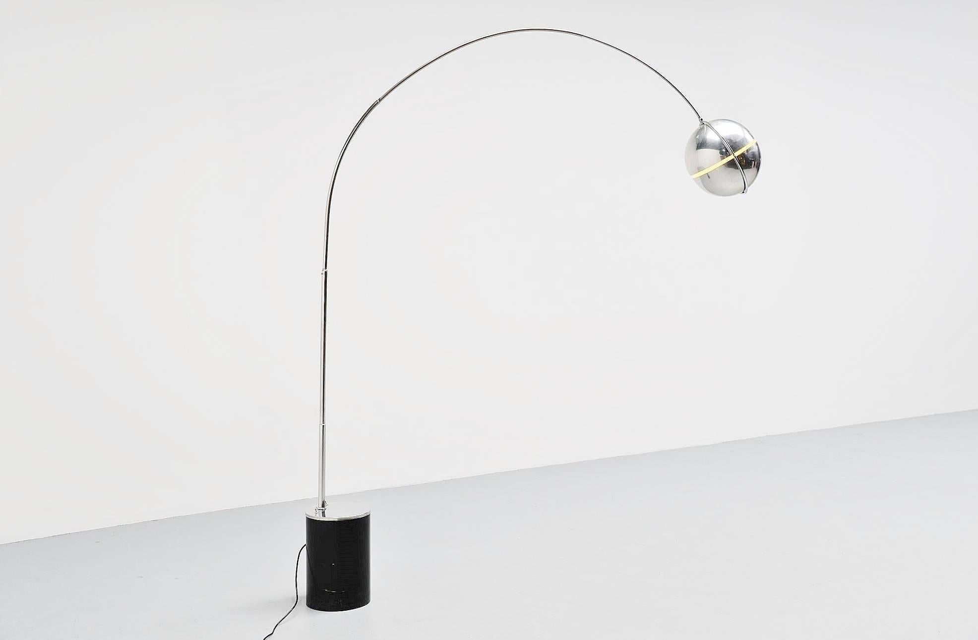Studio Reggiani Arc Floor Lamp, Italy, 1970 1