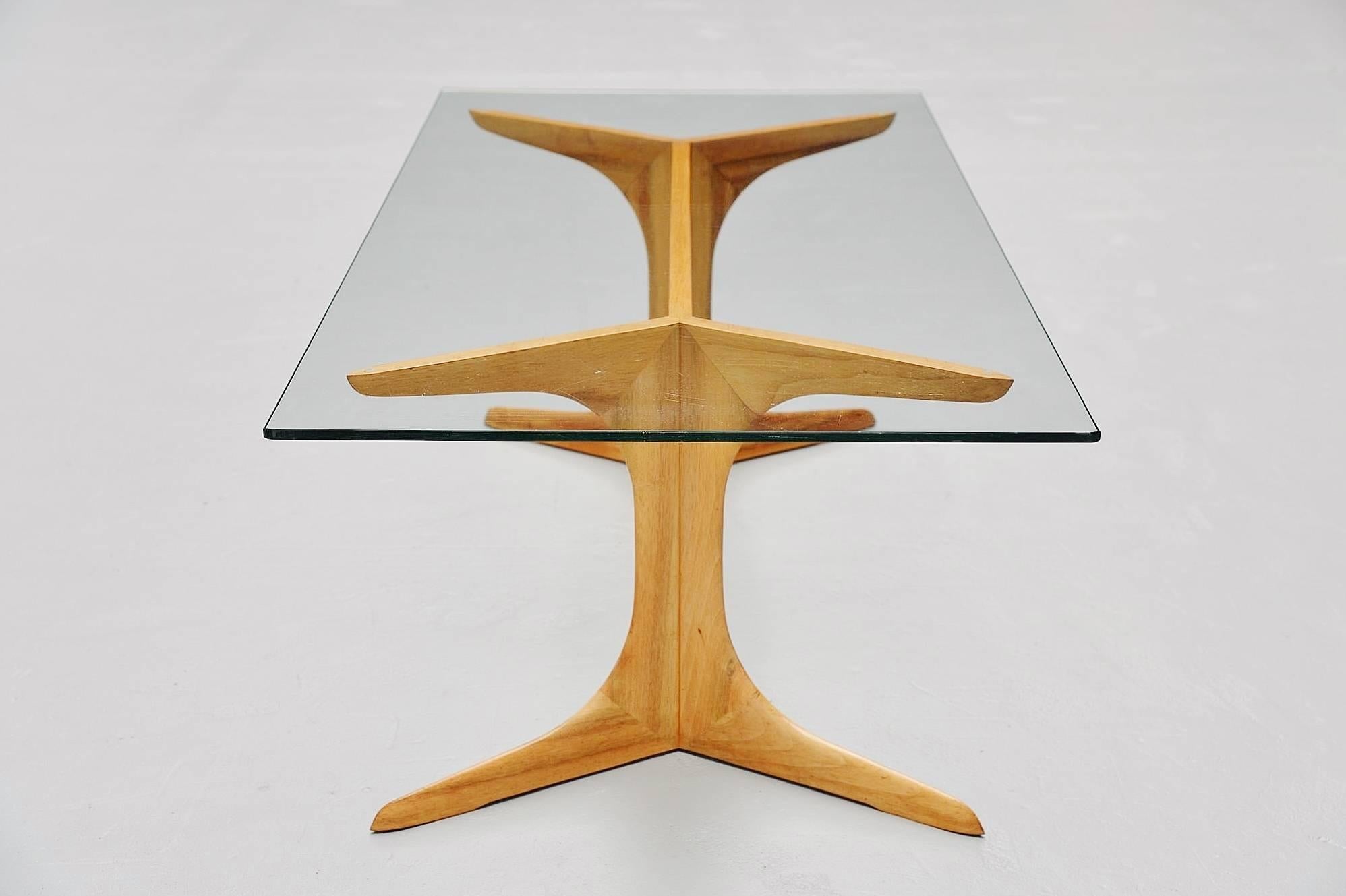 Mid-20th Century Ico e Luisa Parisi Attributed Coffee Table Como, Italy, 1950 For Sale