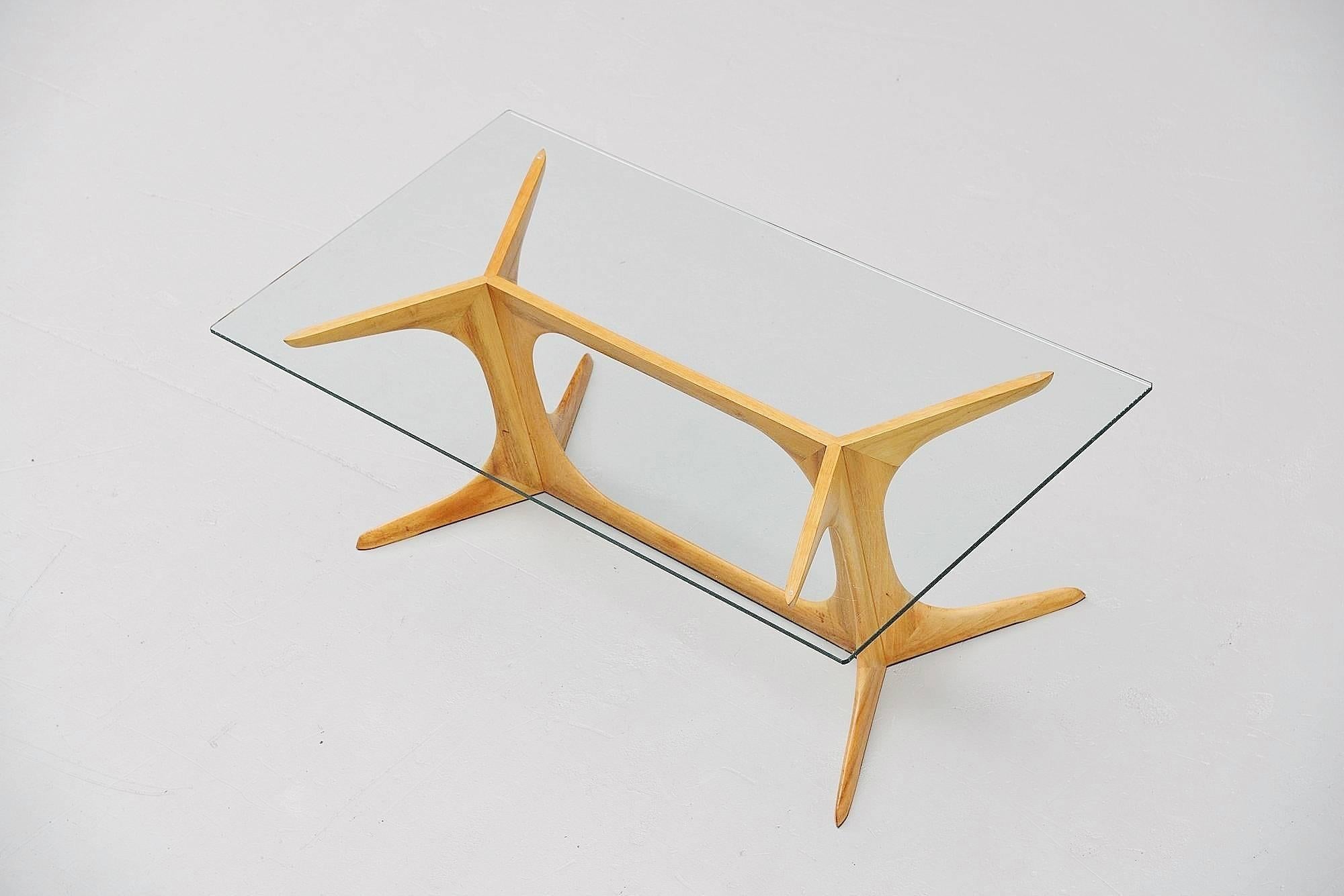 Italian Ico e Luisa Parisi Attributed Coffee Table Como, Italy, 1950 For Sale