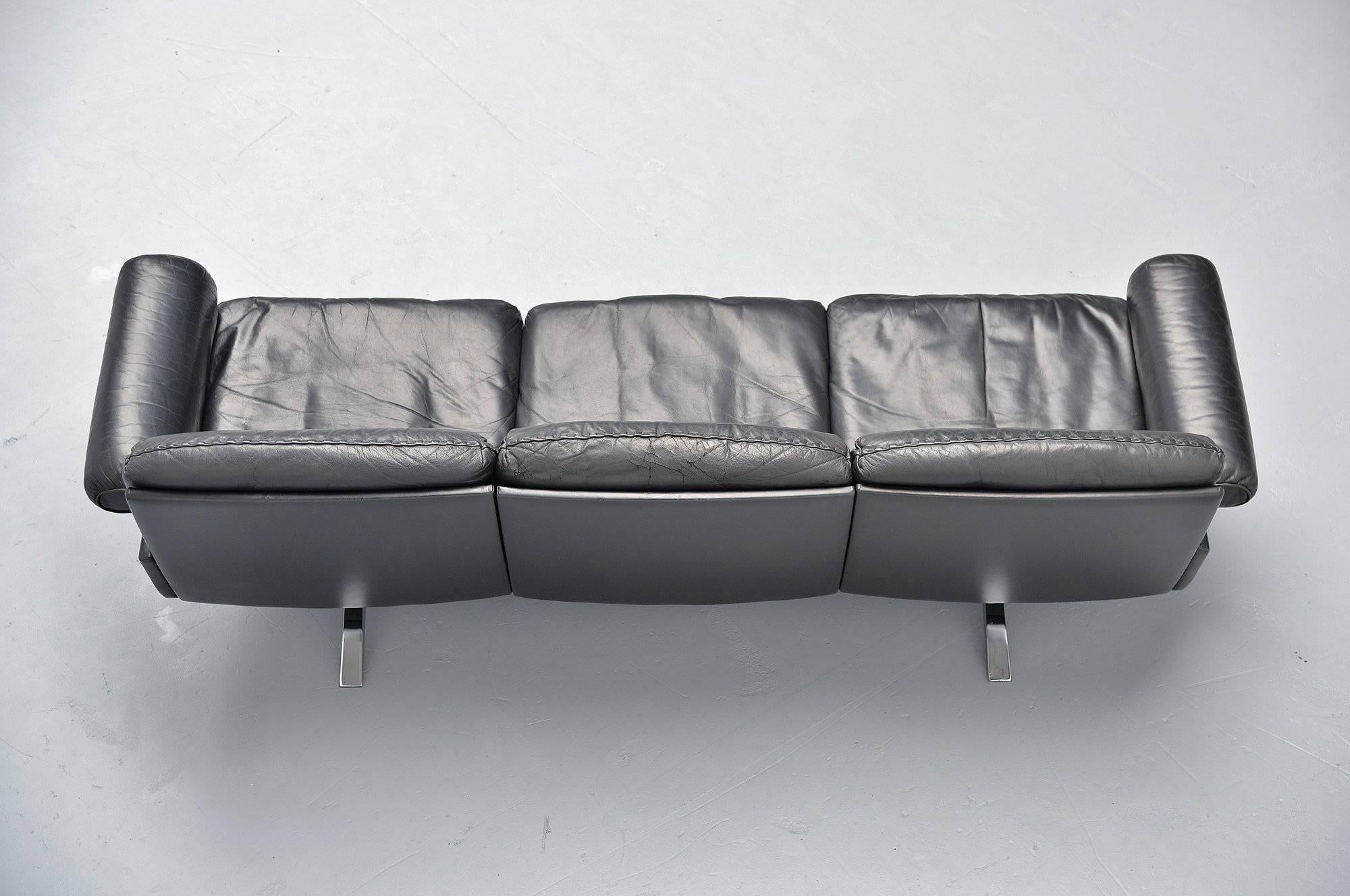 Late 20th Century De Sede DS31 Sofa Three-Seat, Switzerland, 1970