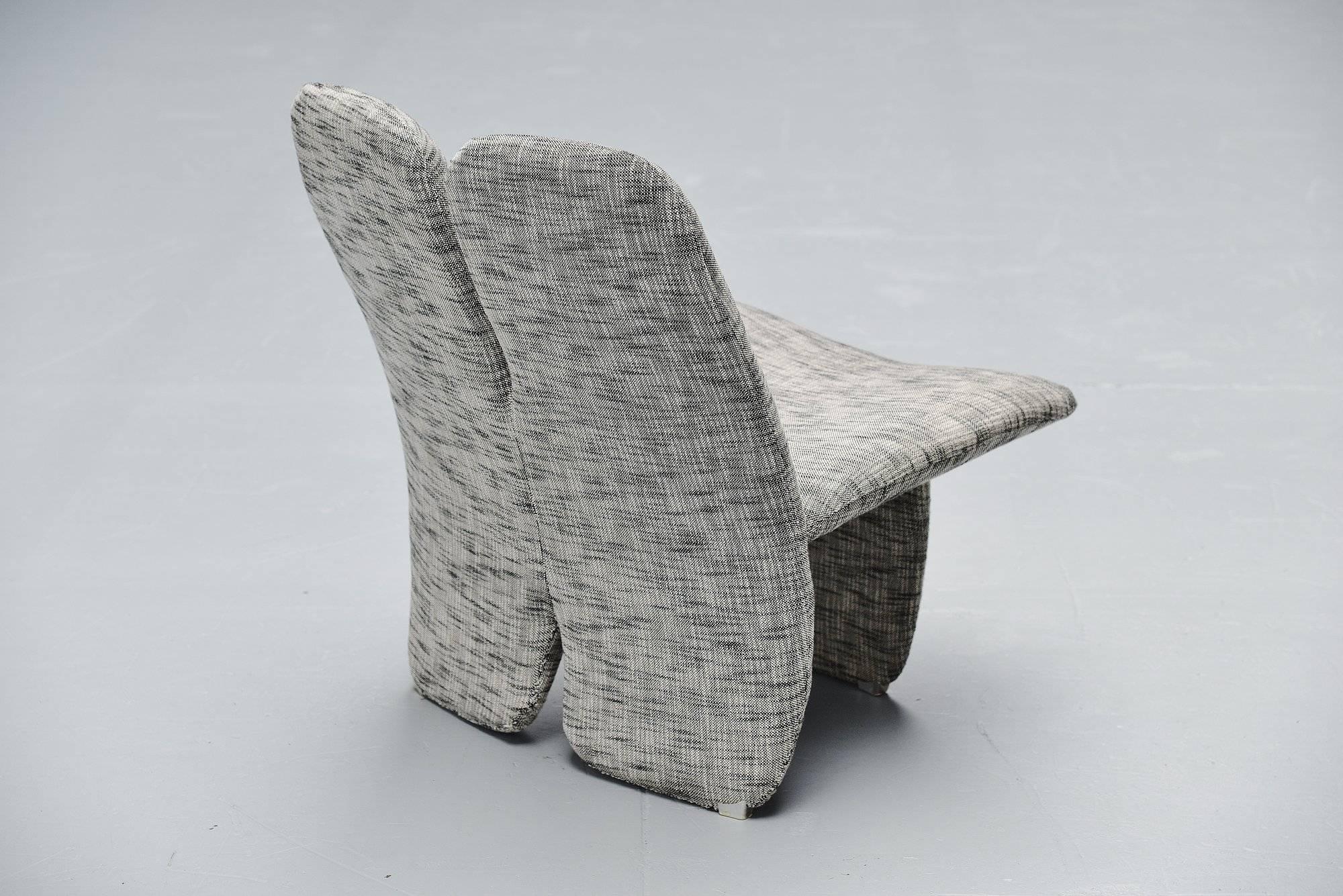 Late 20th Century Olivier Mourgue Style Lounge Chair, France, 1970
