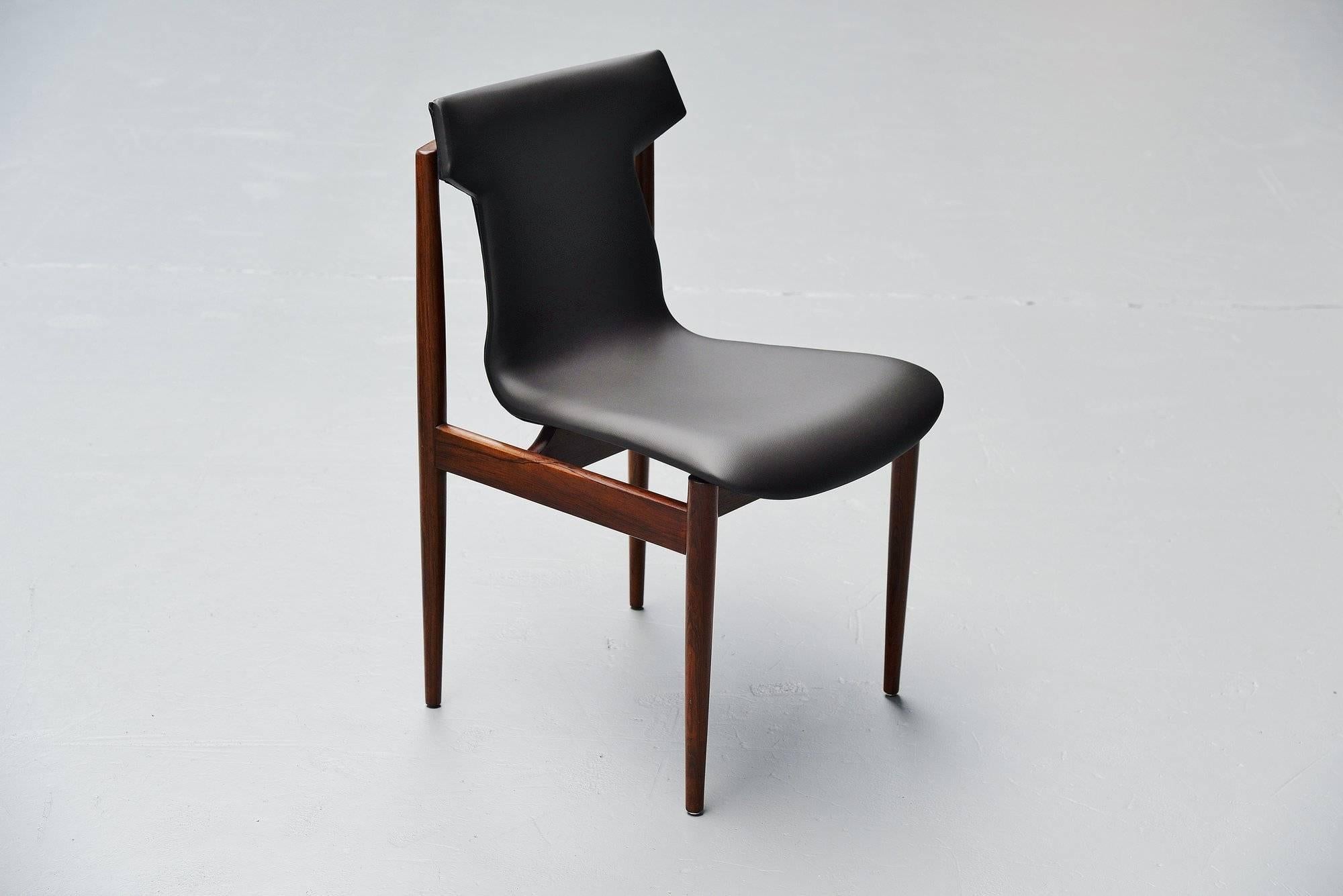 Mid-20th Century Inger Klingenberg IK Dining Chairs Fristho Franeker, 1960