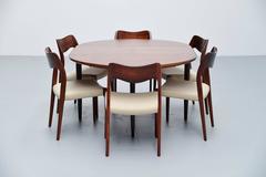 Niels Moller Rosewood Dining Table Model 15, Denmark, 1960