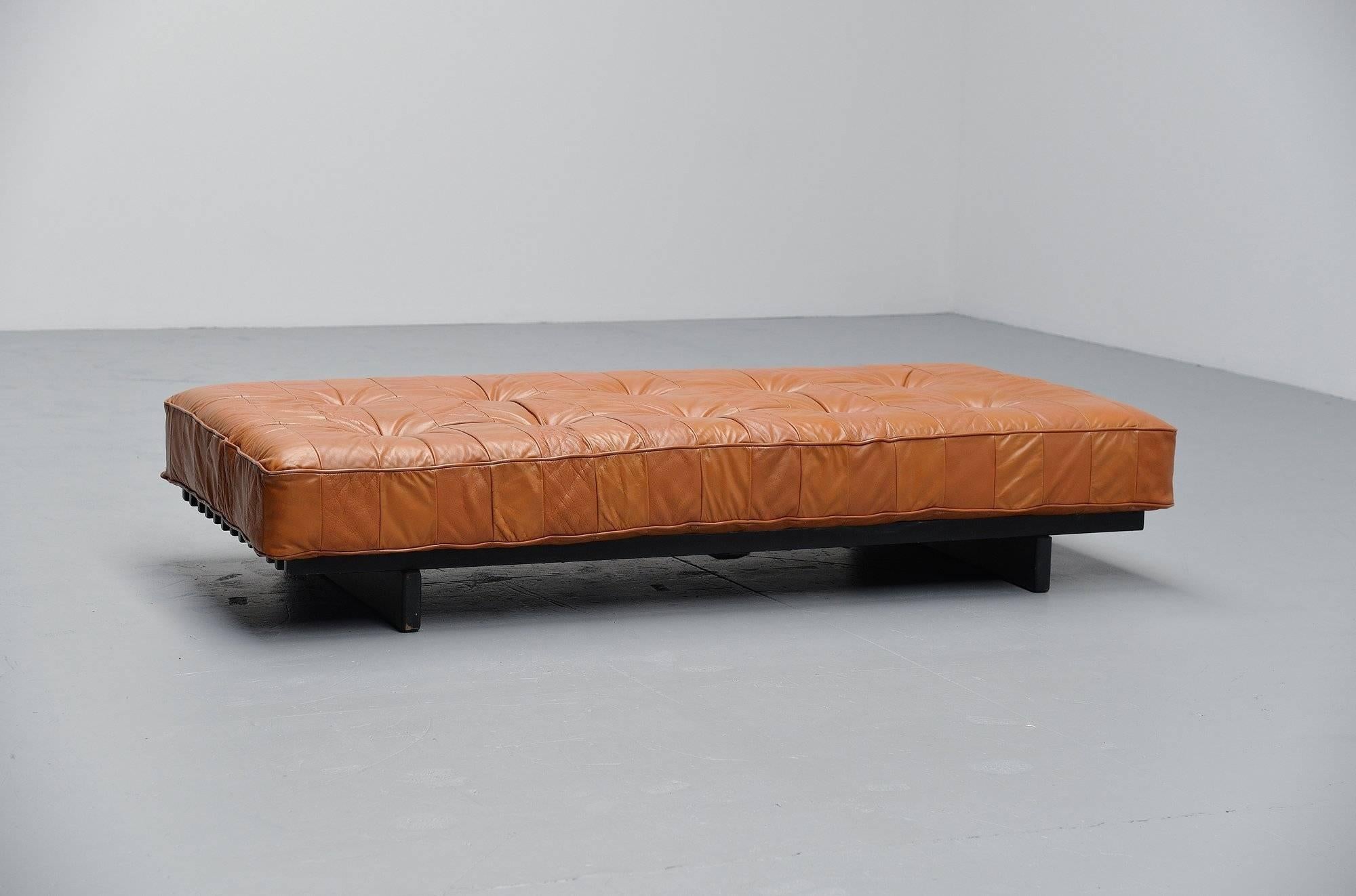 Leather De Sede DS80 Daybed, Switzerland, 1970