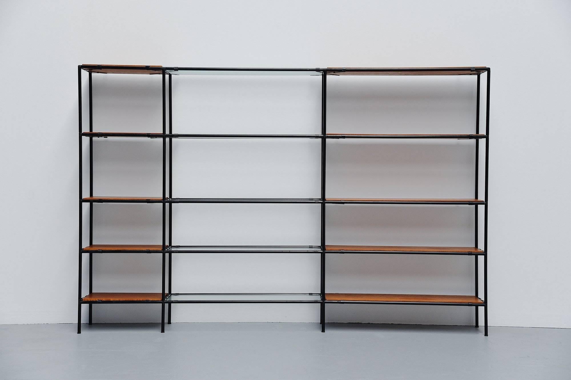 Poul Cadovius Abstracta Bookcase Unit, Denmark, 1960 In Good Condition In Roosendaal, Noord Brabant