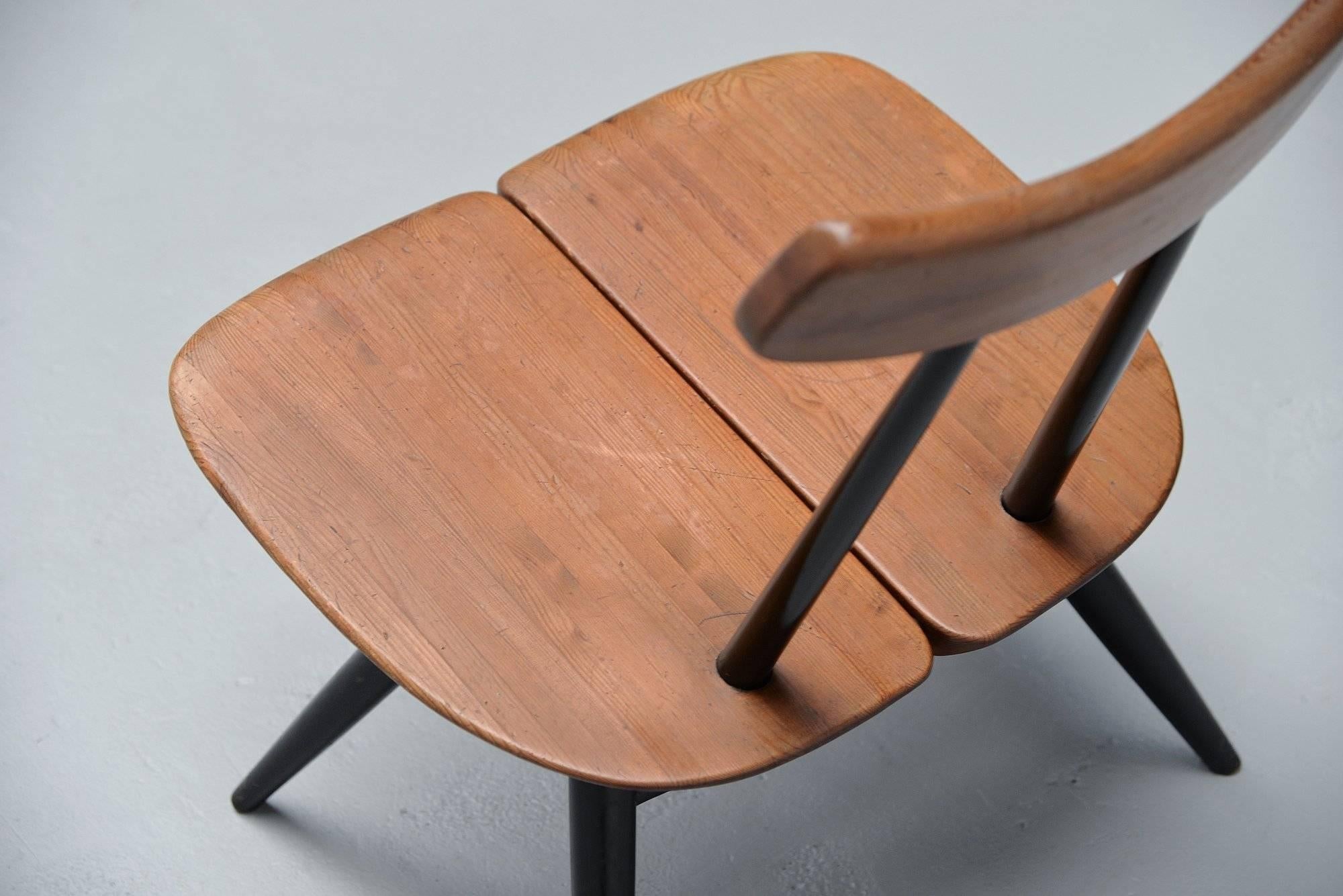 Finnish Ilmari Tapiovaara Pirkka Lounge Chair Finland, 1955