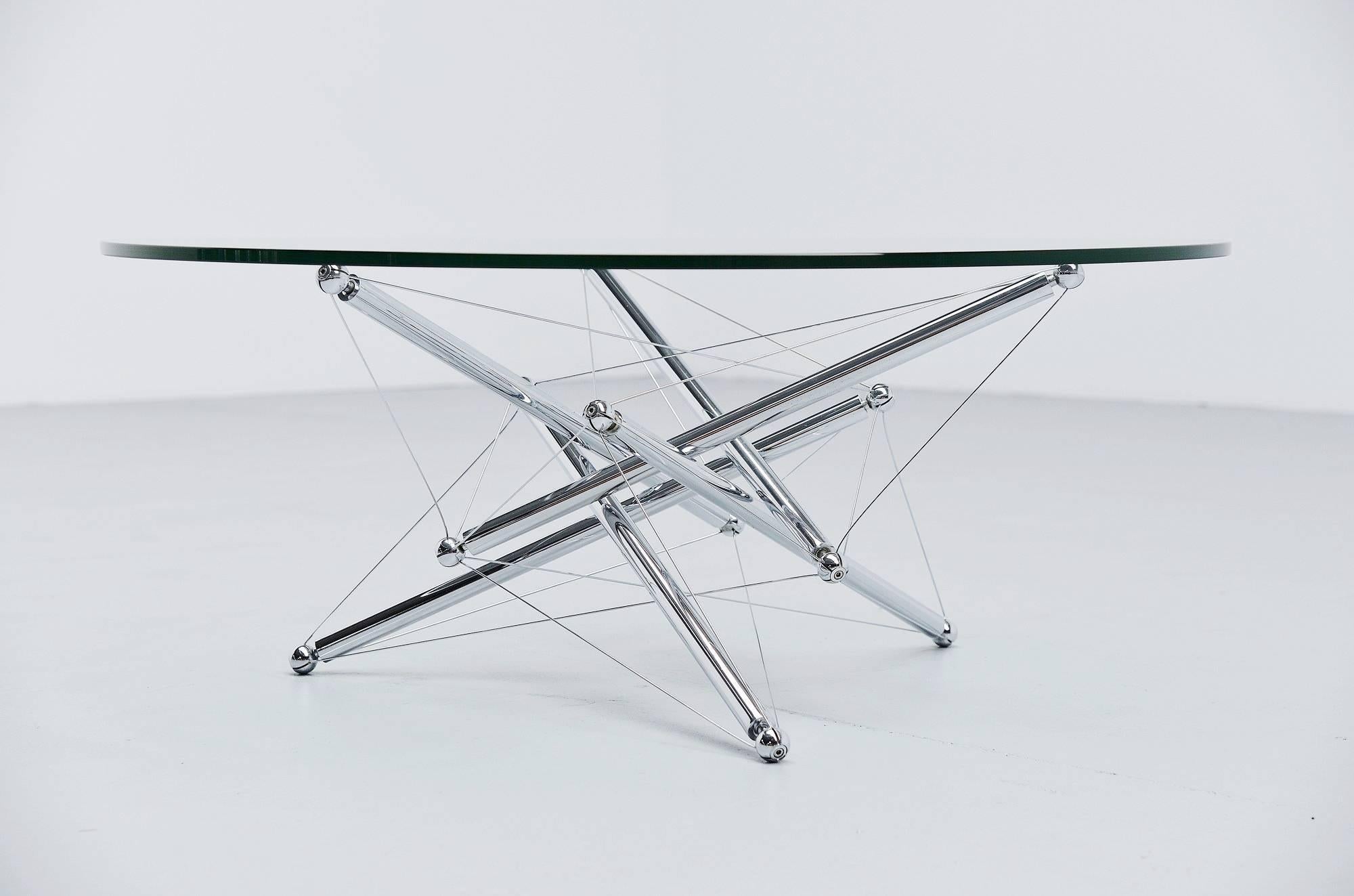 Italian Theodore Waddell 713 Coffee Table Cassina, Italy, 1973