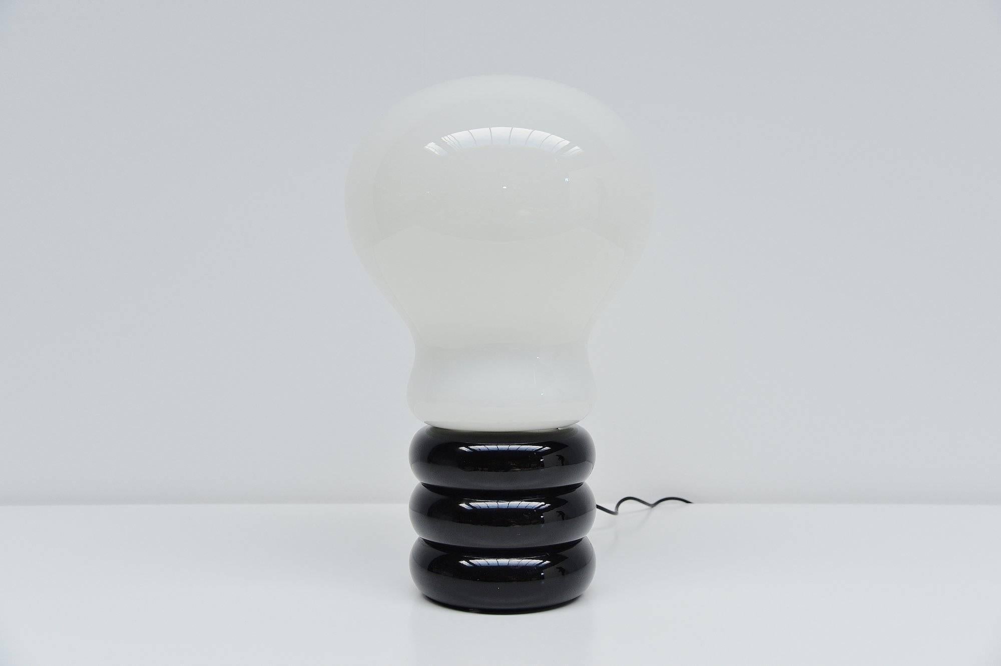 Mid-20th Century Ingo Maurer Large Bulb Table Lamp M-Design, Germany, 1966