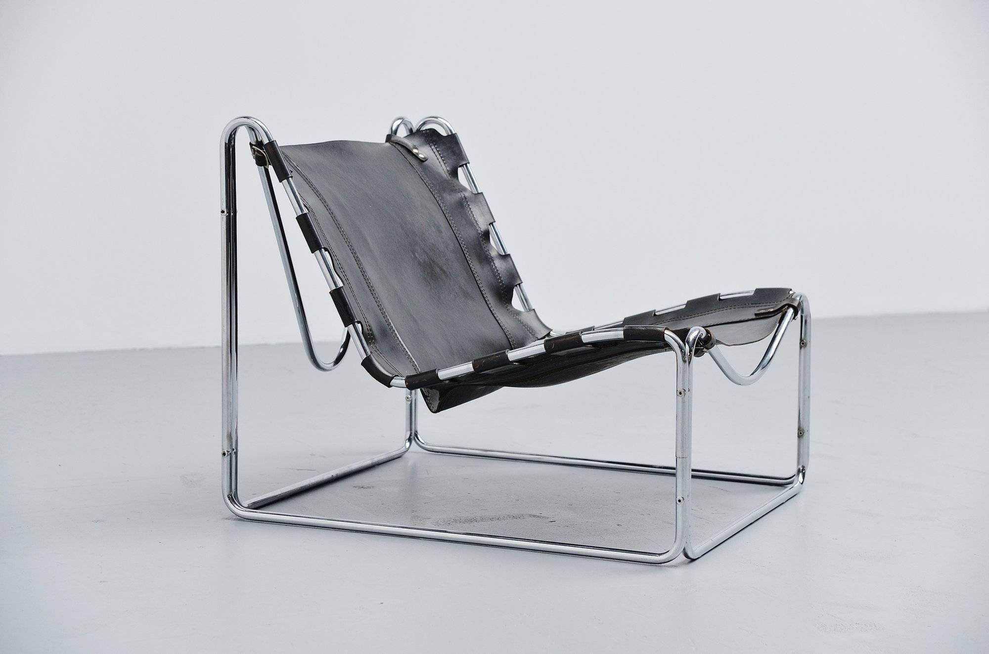 Mid-Century Modern Pascal Mourgue Fabio Lounge Chair Steiner, France, 1970