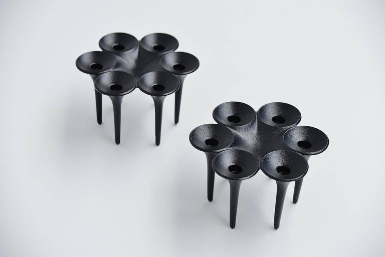Jens Quistgaard Candlesticks Pair of Dansk, Denmark, 1960 at 1stDibs