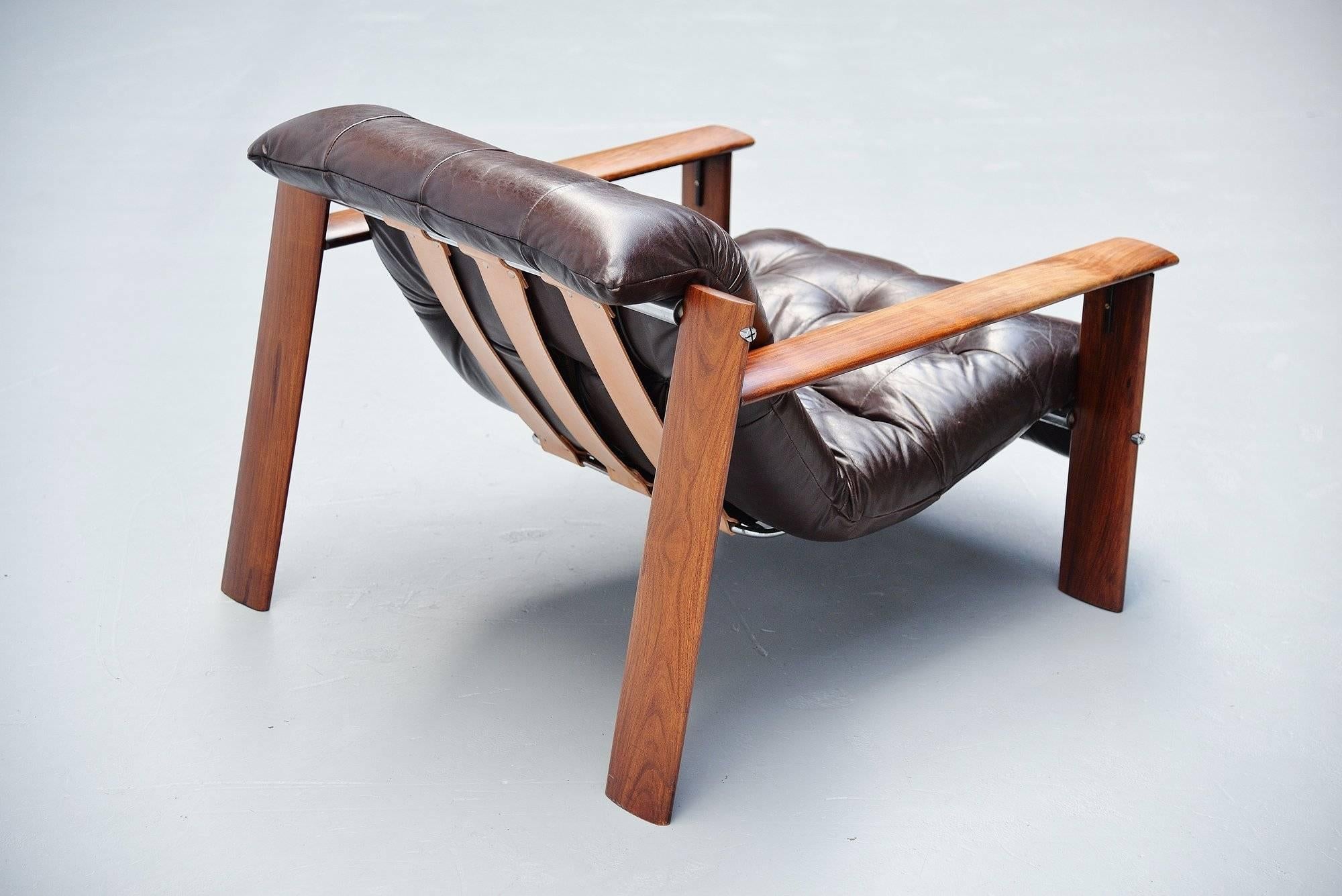 Brazilian Percival Lafer Low Lounge Chair, Brazil, 1960