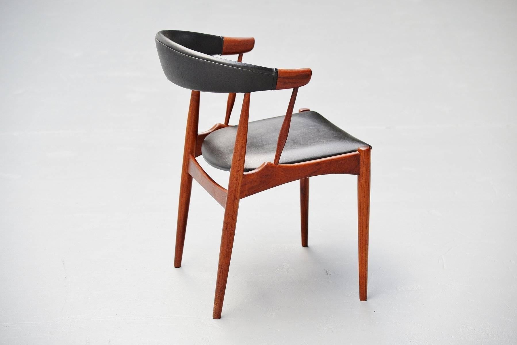 Danish Johannes Andersen BA113 Dining Chairs, Denmark, 1969