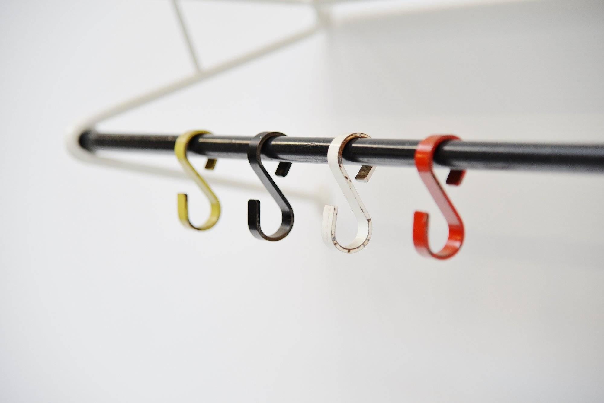 Cold-Painted Mathieu Mategot Coat Rack Artimeta Soest, 1960